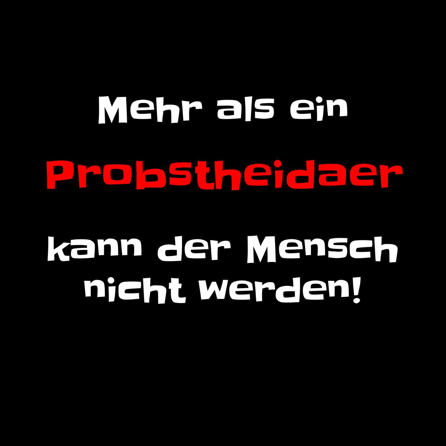 Probstheida T-Shirt »Mehr als ein«