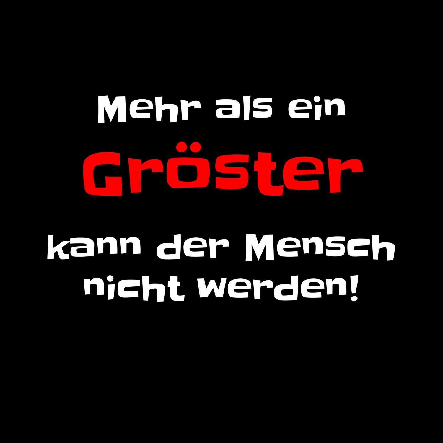 Gröst T-Shirt »Mehr als ein«