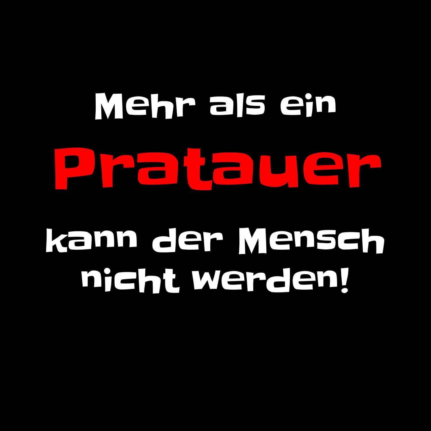 Pratau T-Shirt »Mehr als ein«