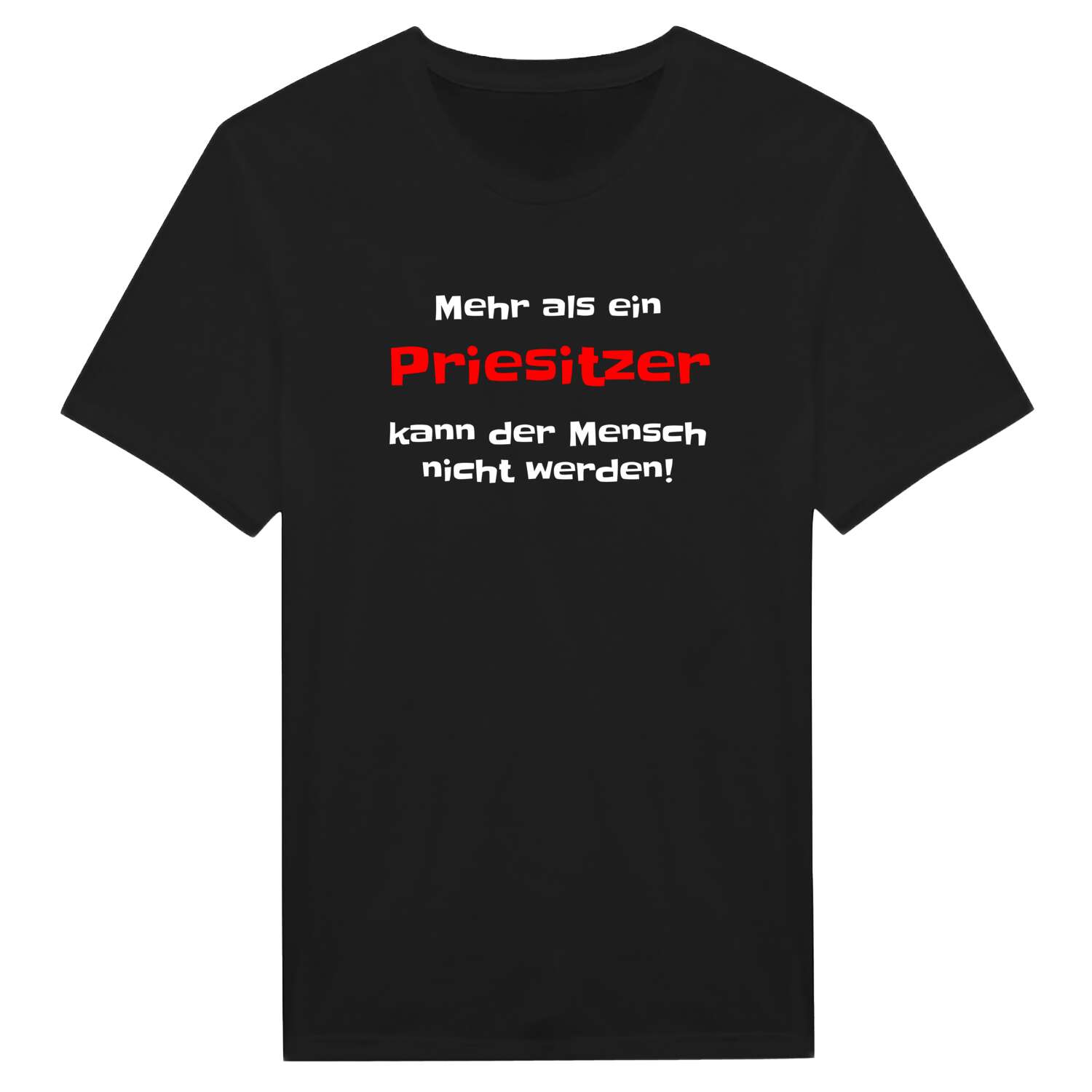 Priesitz T-Shirt »Mehr als ein«