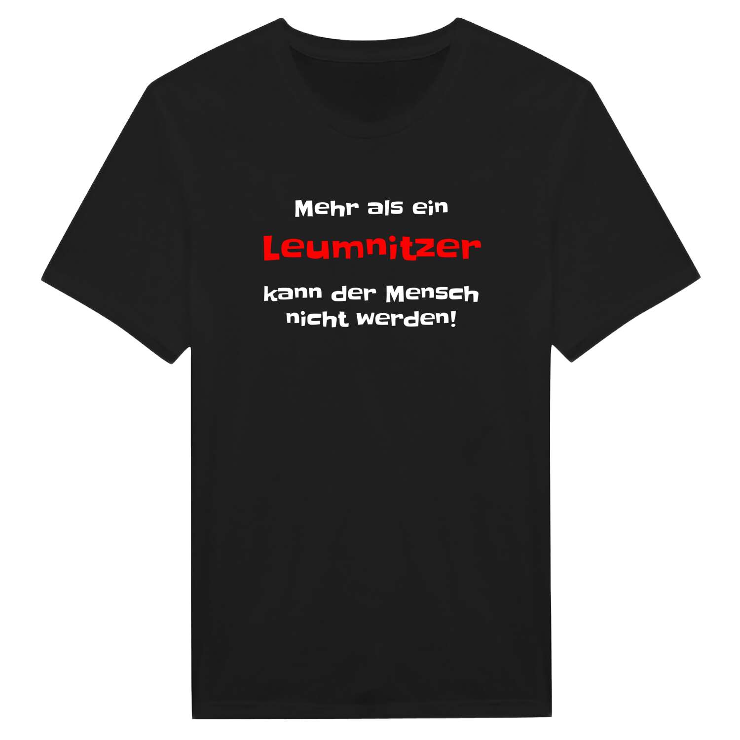 Leumnitz T-Shirt »Mehr als ein«