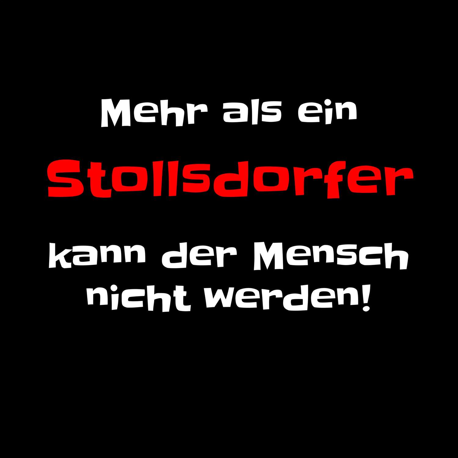 Stollsdorf T-Shirt »Mehr als ein«