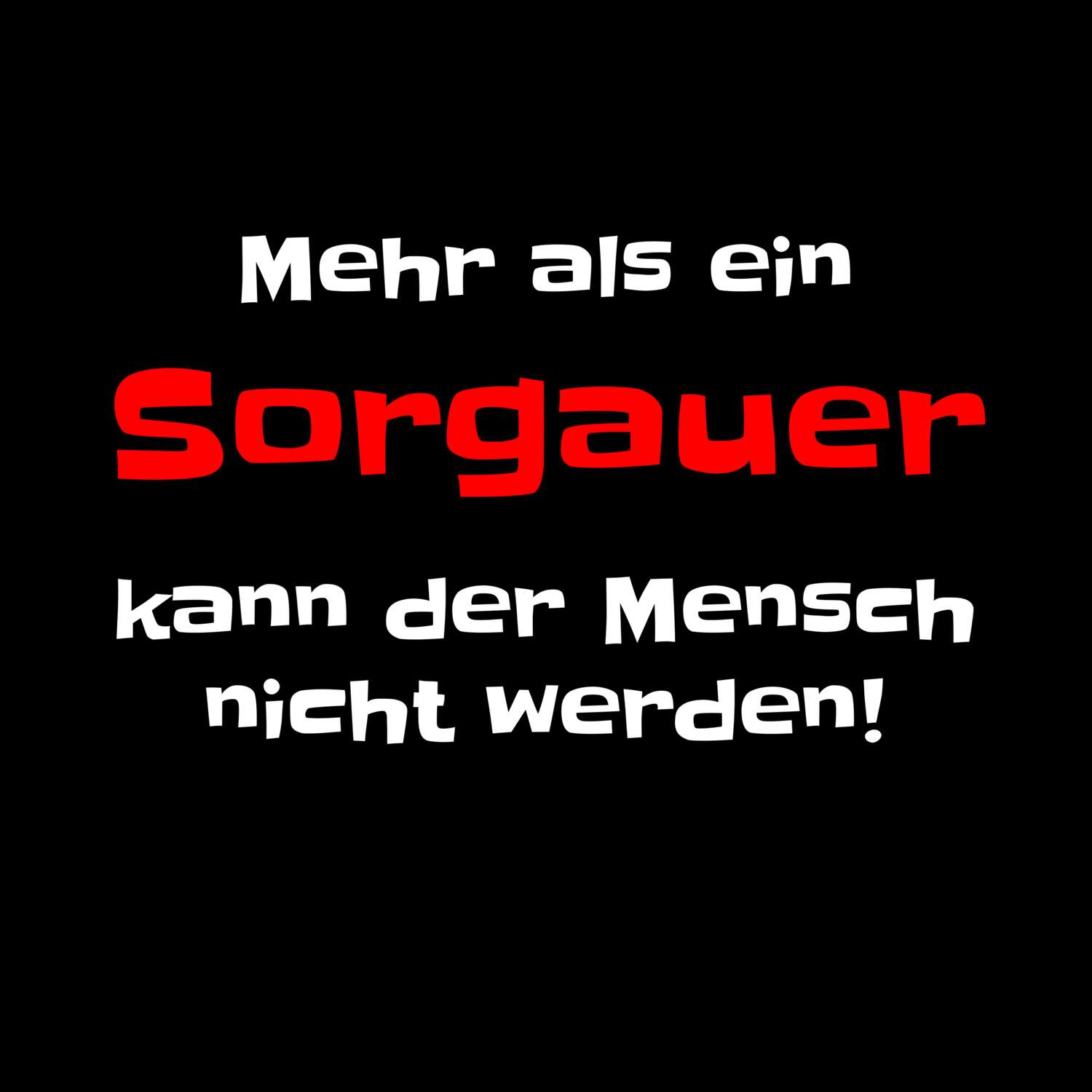 Sorgau T-Shirt »Mehr als ein«