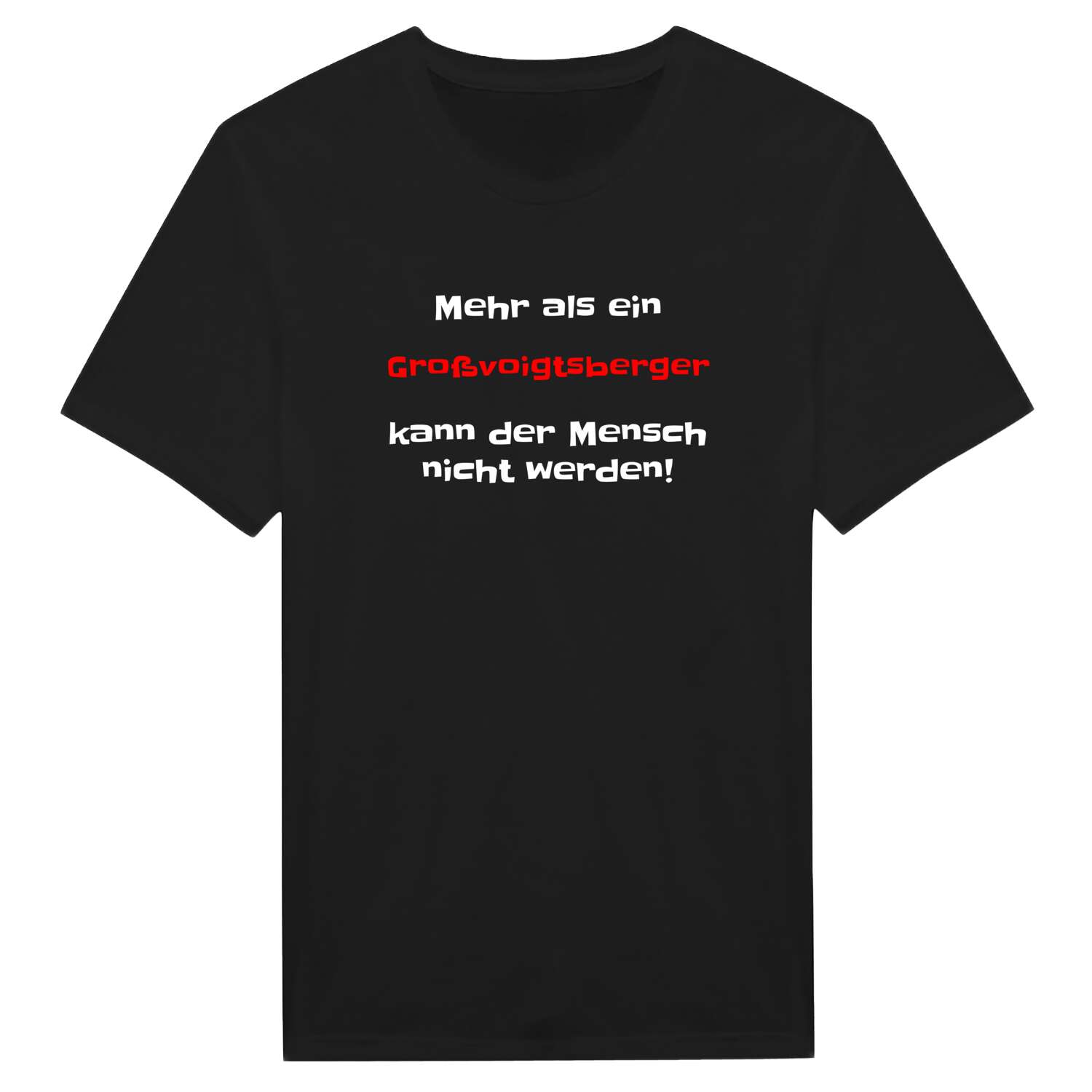 Großvoigtsberg T-Shirt »Mehr als ein«