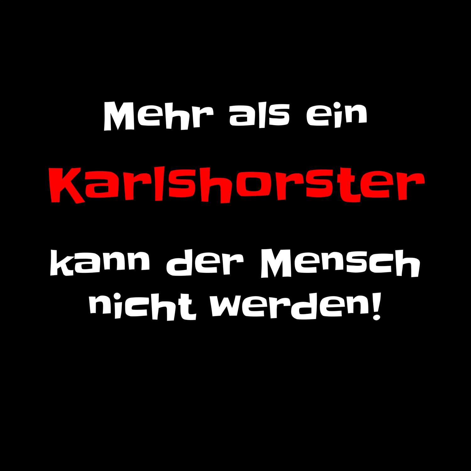 Karlshorst T-Shirt »Mehr als ein«