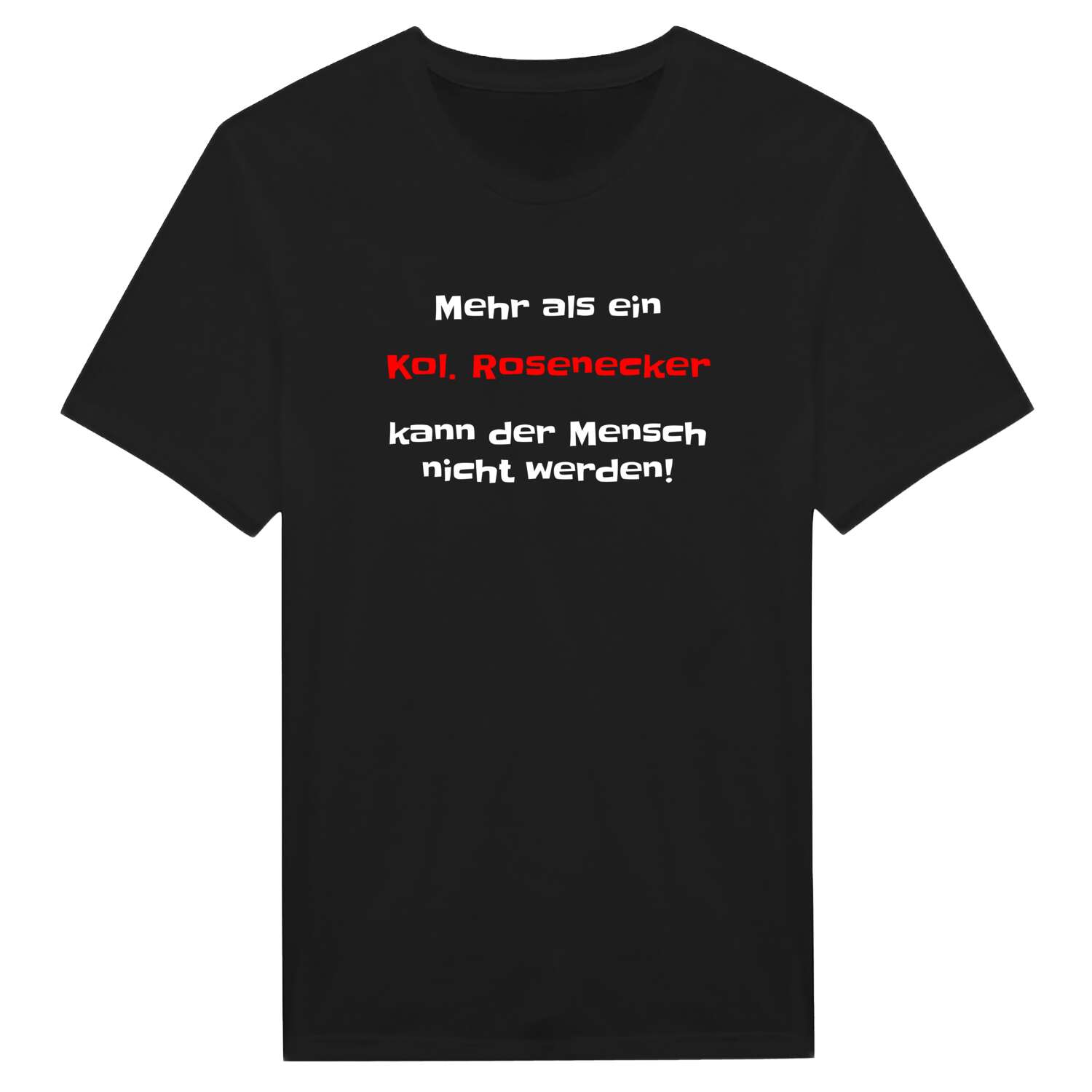 Kol. Roseneck T-Shirt »Mehr als ein«