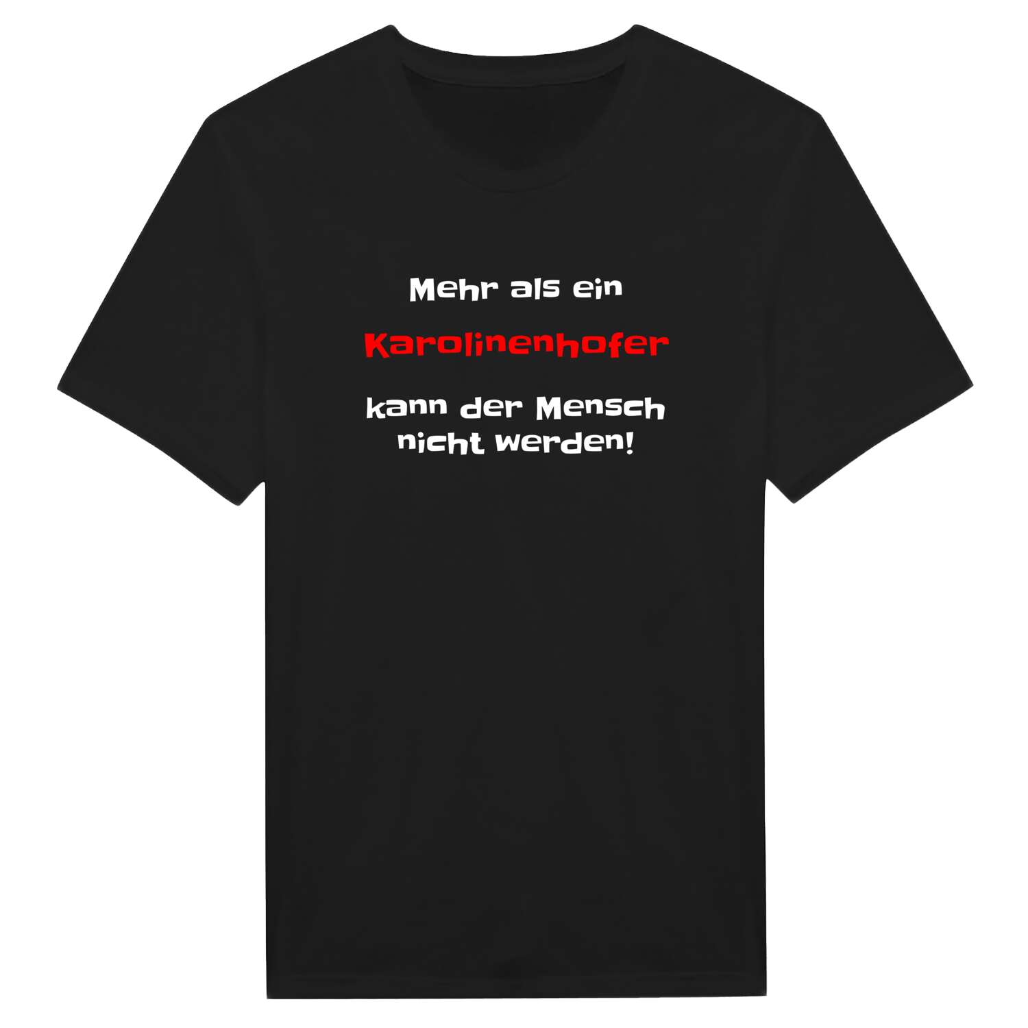 Karolinenhof T-Shirt »Mehr als ein«