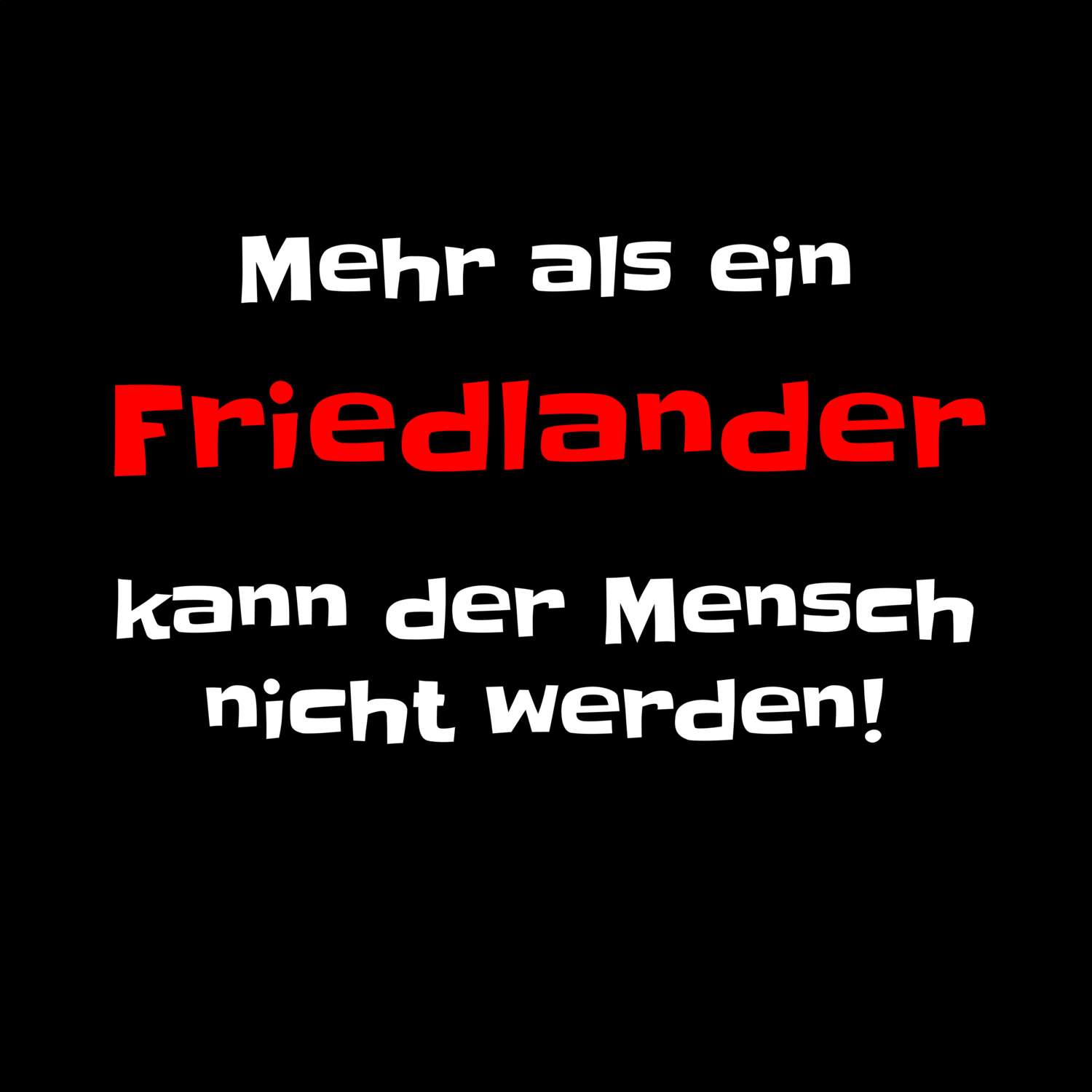 Friedland T-Shirt »Mehr als ein«