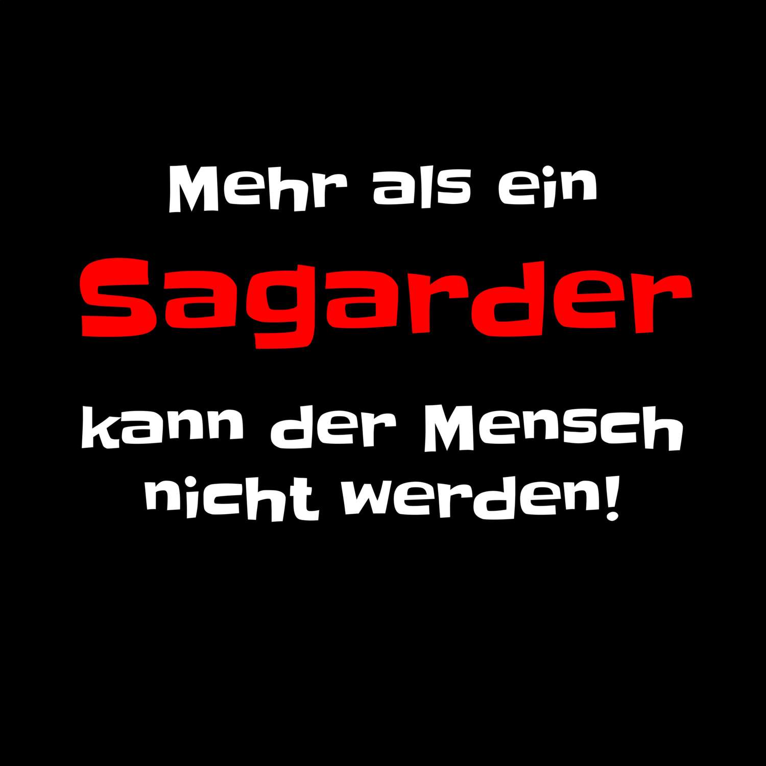 Sagard T-Shirt »Mehr als ein«