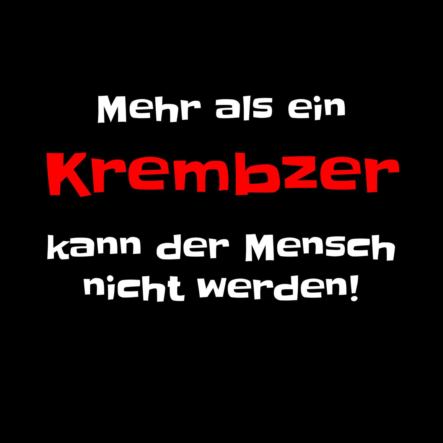 Krembz T-Shirt »Mehr als ein«