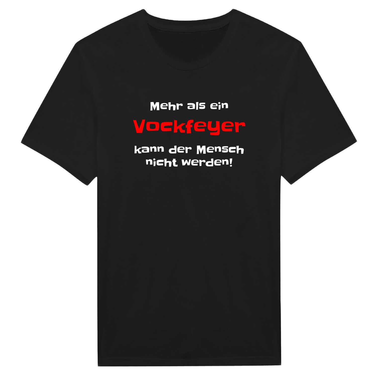 Vockfey T-Shirt »Mehr als ein«