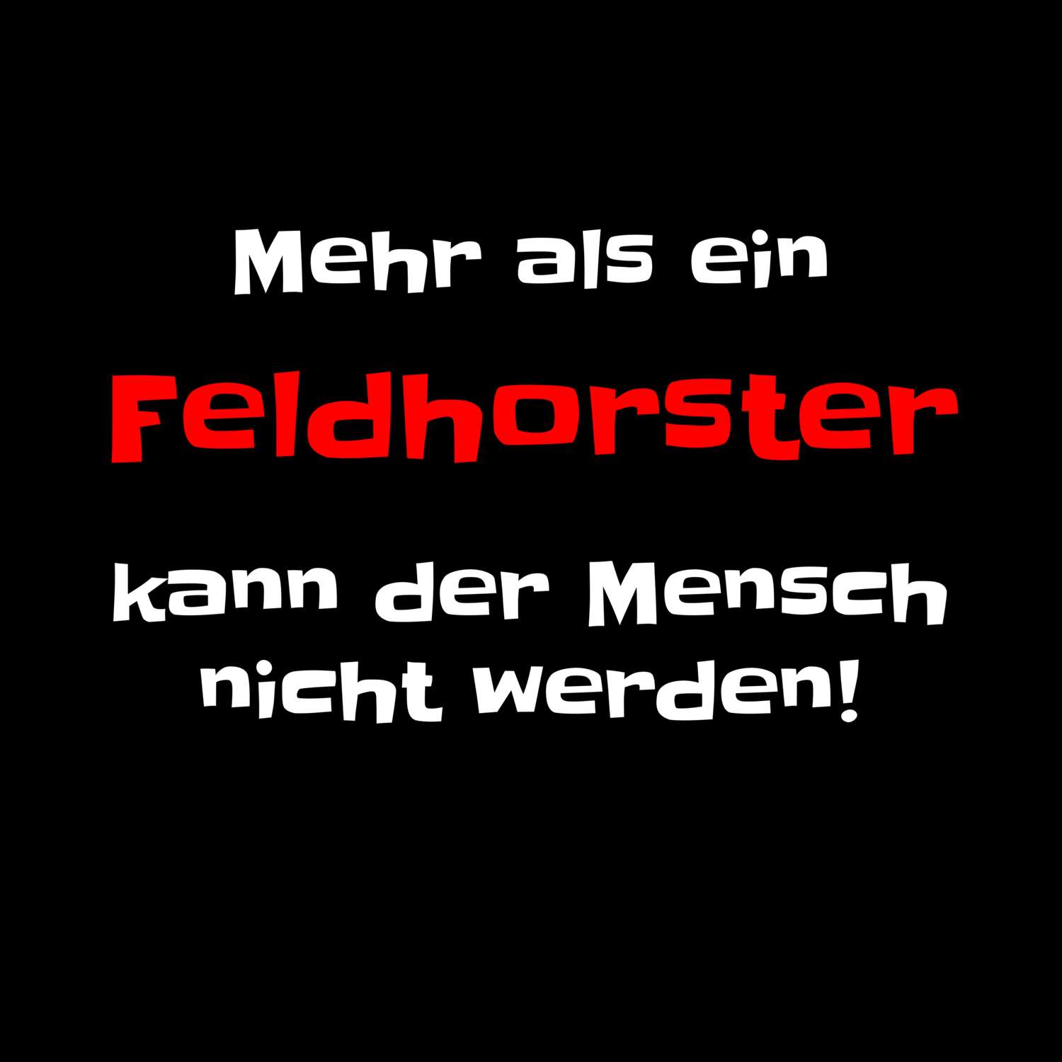 Feldhorst T-Shirt »Mehr als ein«