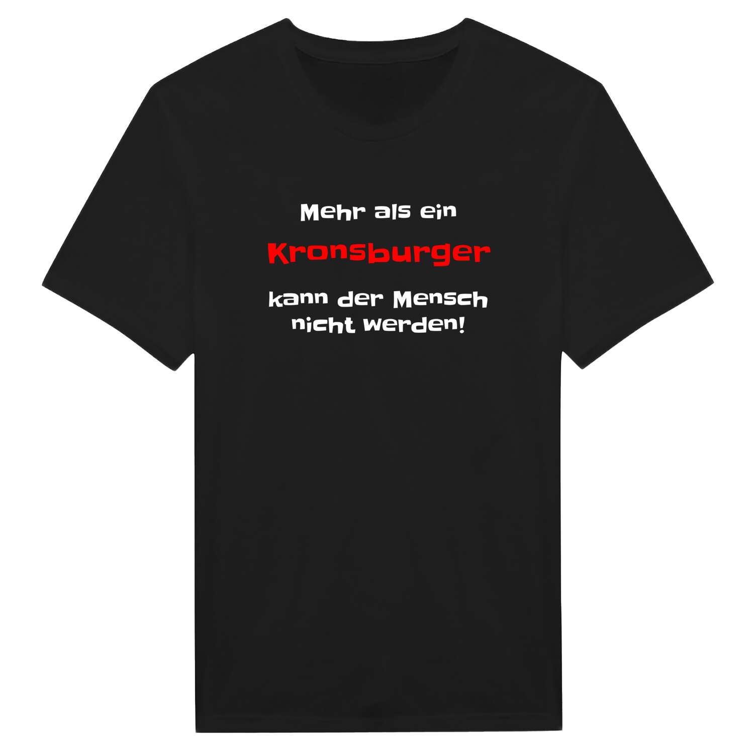 Kronsburg T-Shirt »Mehr als ein«