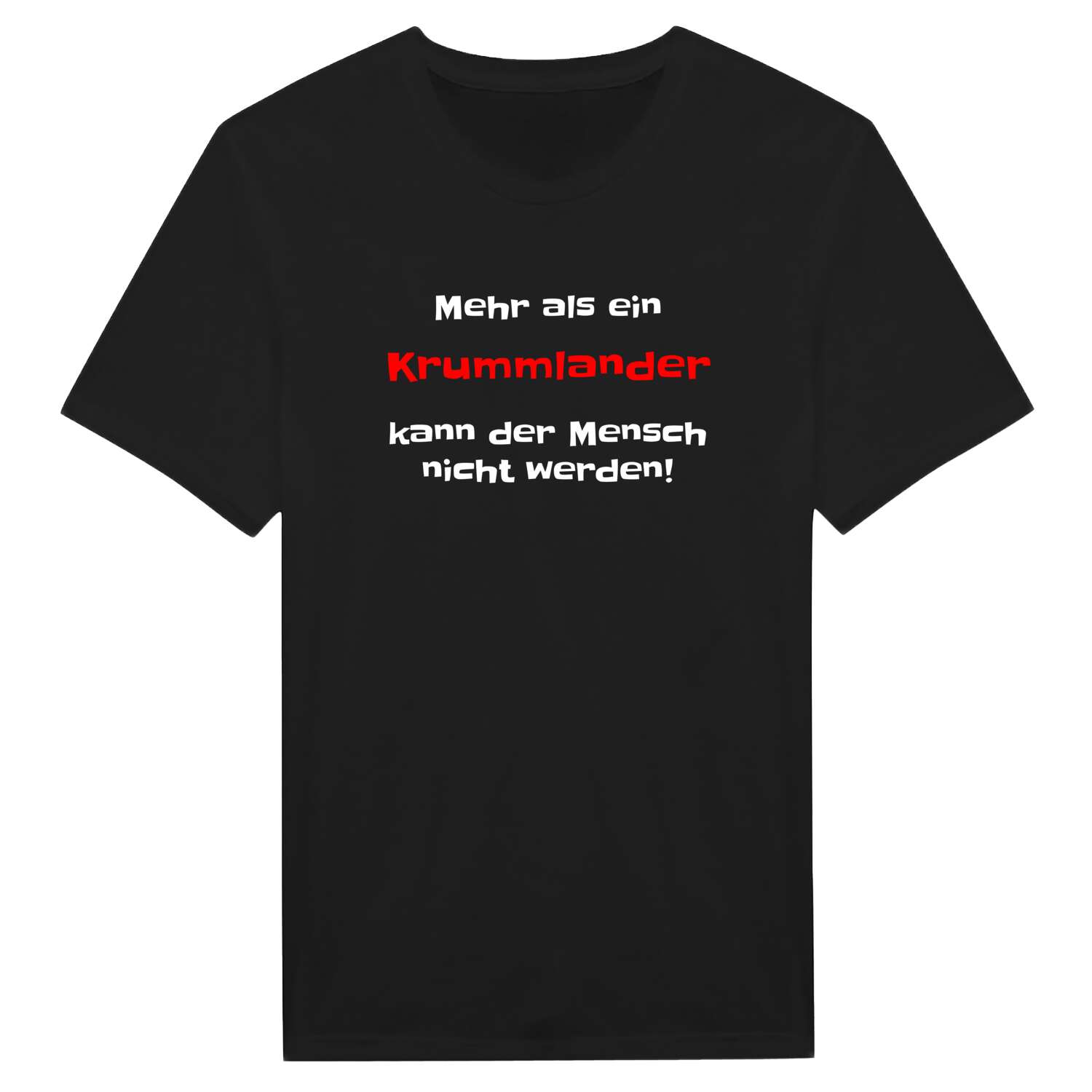 Krummland T-Shirt »Mehr als ein«