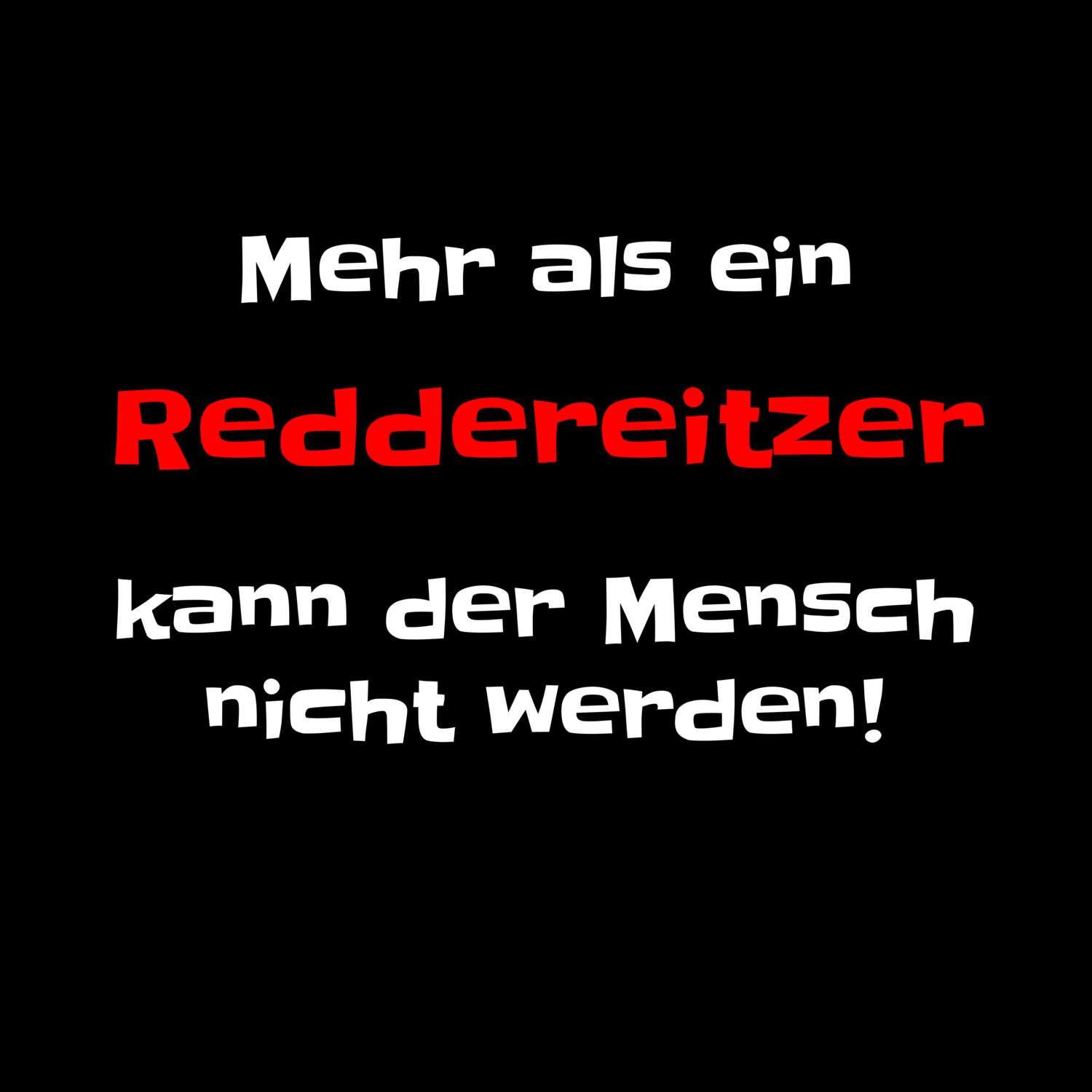 Reddereitz T-Shirt »Mehr als ein«