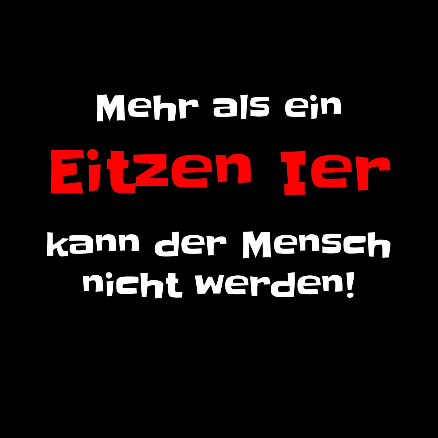 Eitzen I T-Shirt »Mehr als ein«