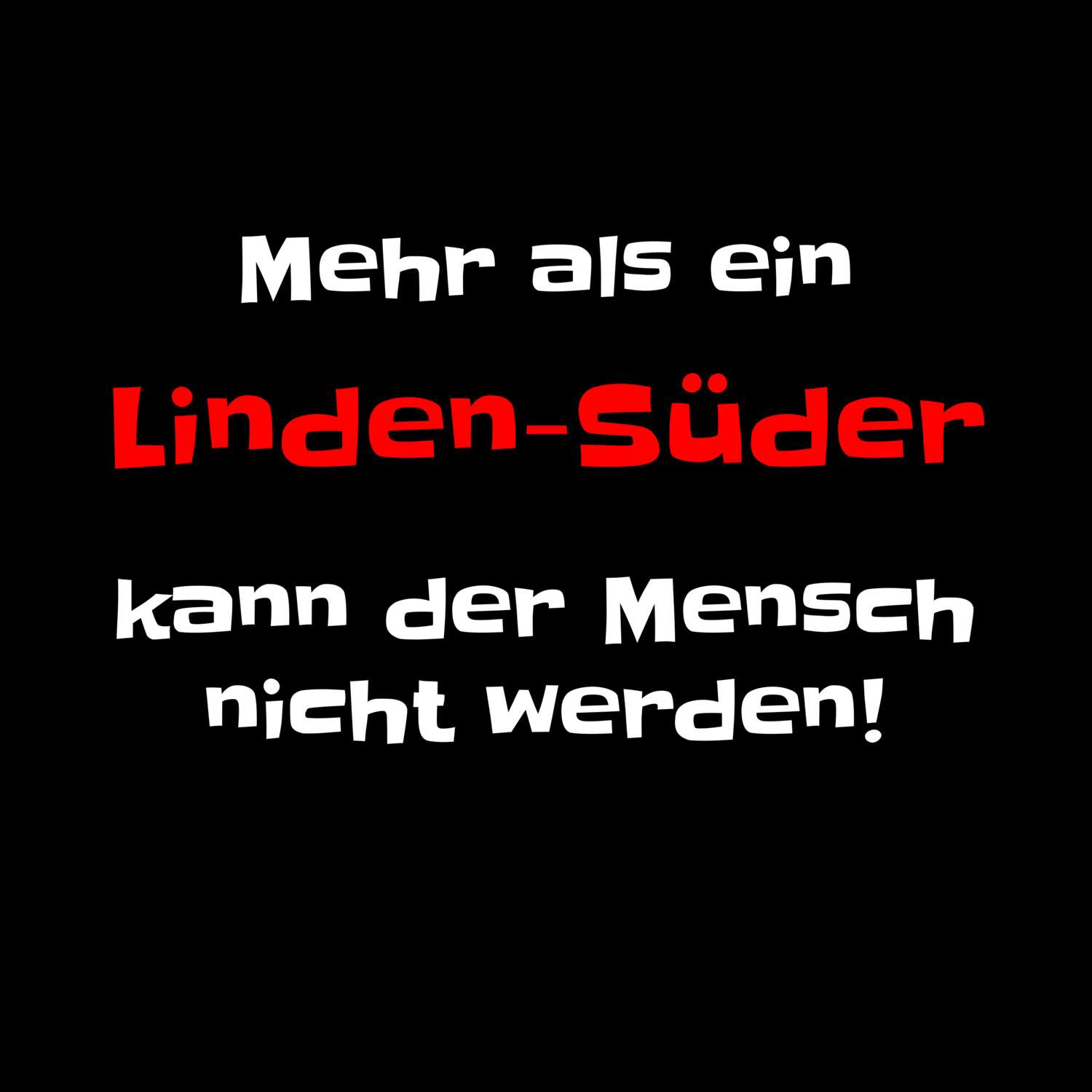 Linden-Süd T-Shirt »Mehr als ein«