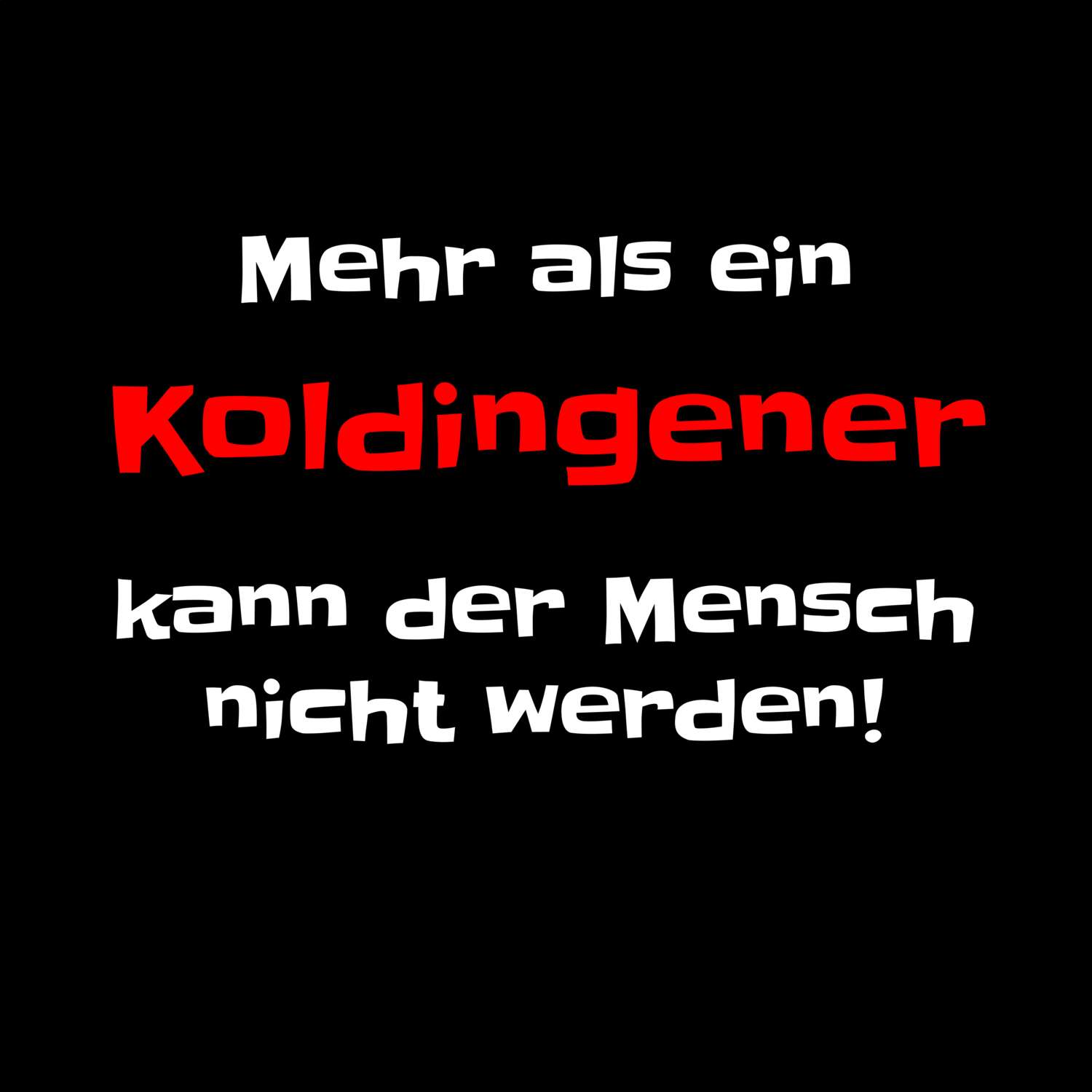 Koldingen T-Shirt »Mehr als ein«