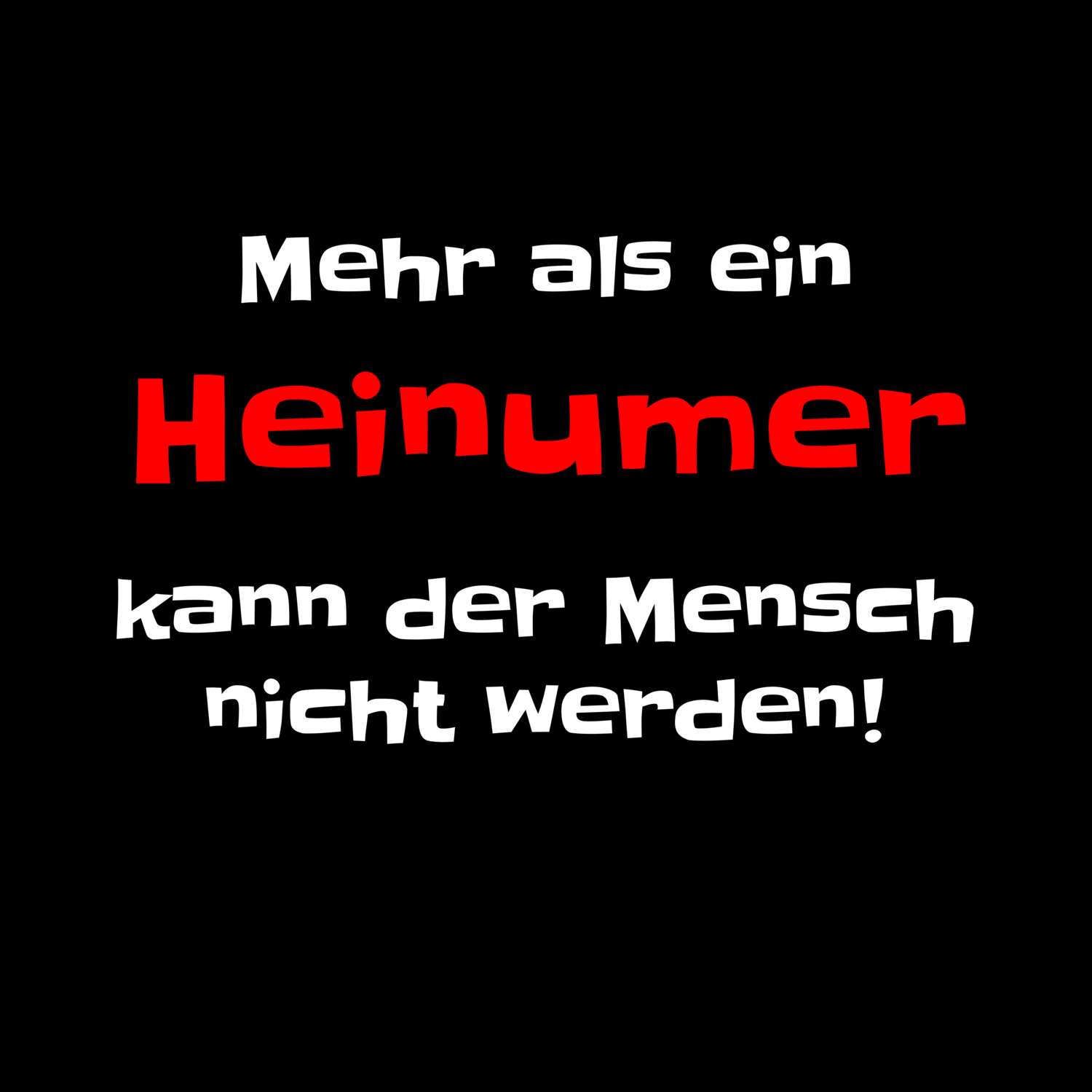 Heinum T-Shirt »Mehr als ein«