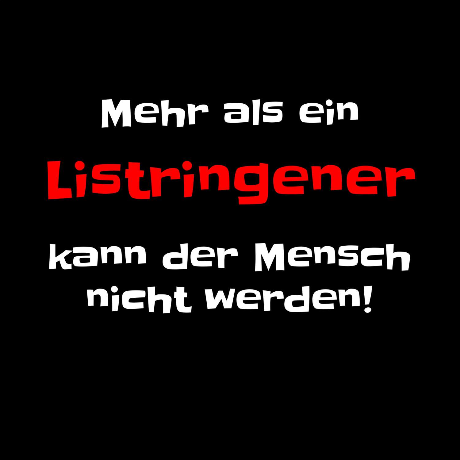 Listringen T-Shirt »Mehr als ein«