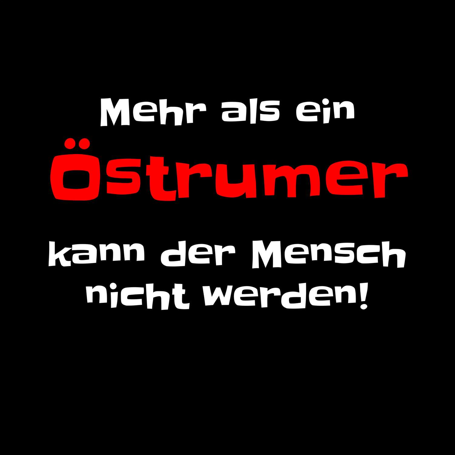 Östrum T-Shirt »Mehr als ein«