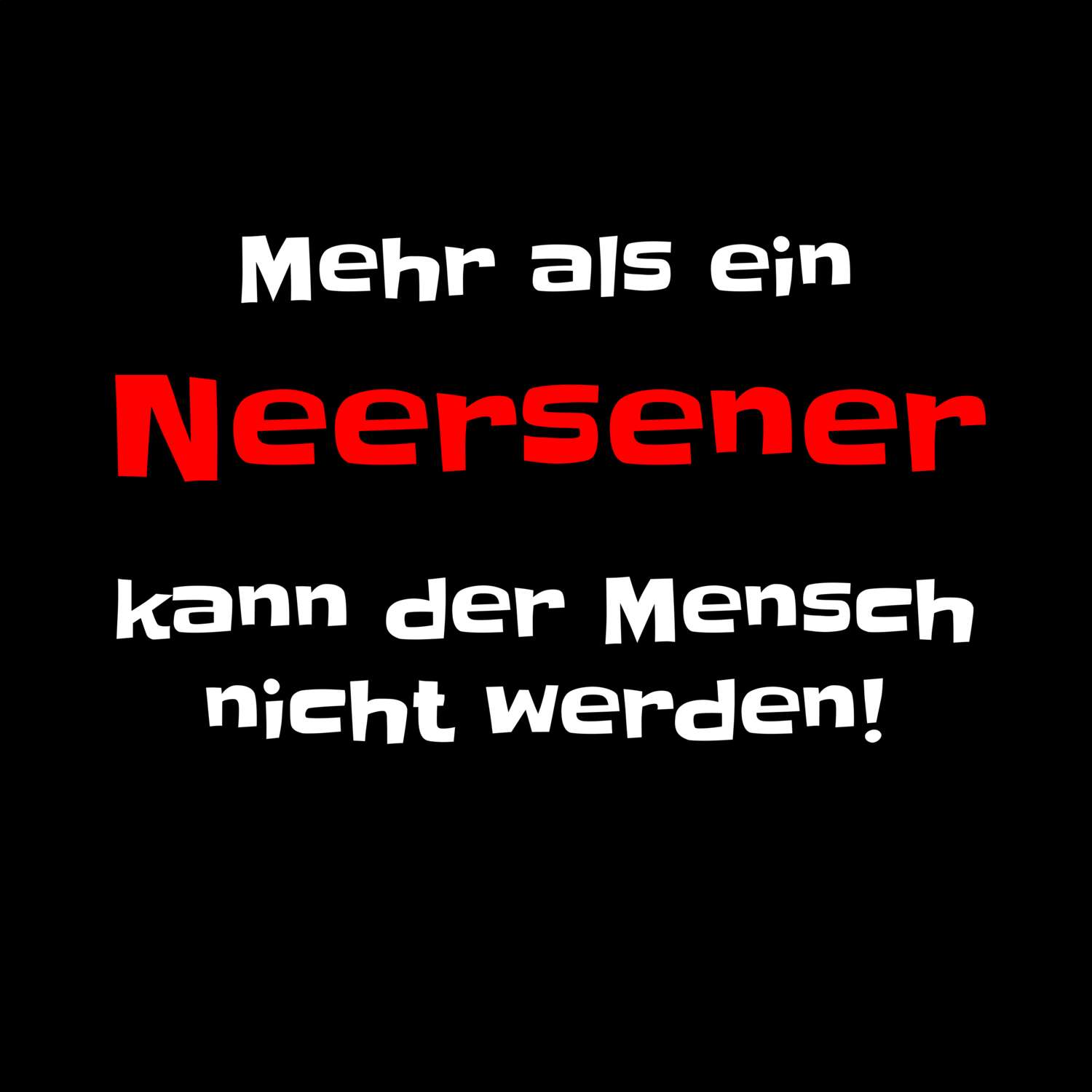 Neersen T-Shirt »Mehr als ein«