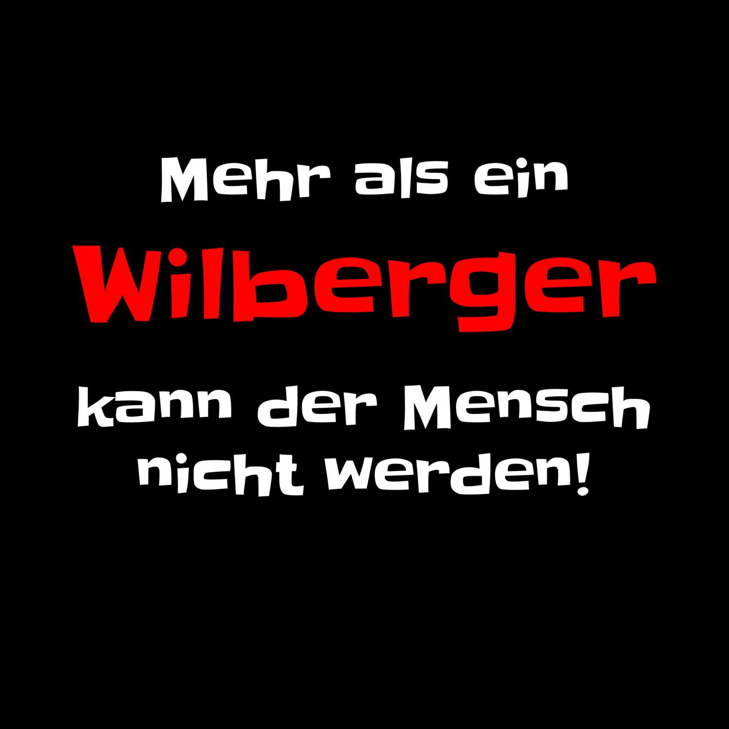 Wilberg T-Shirt »Mehr als ein«