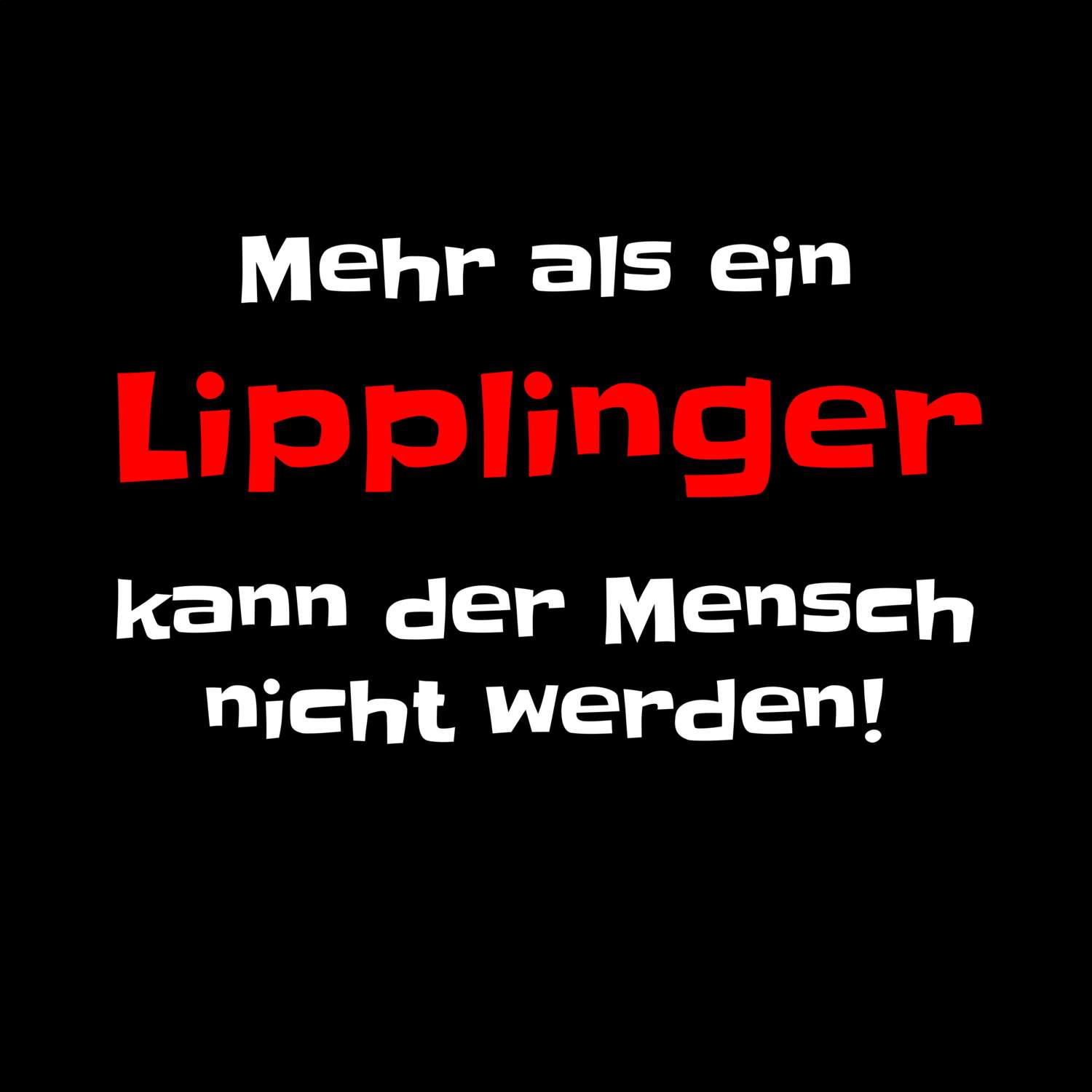 Lippling T-Shirt »Mehr als ein«