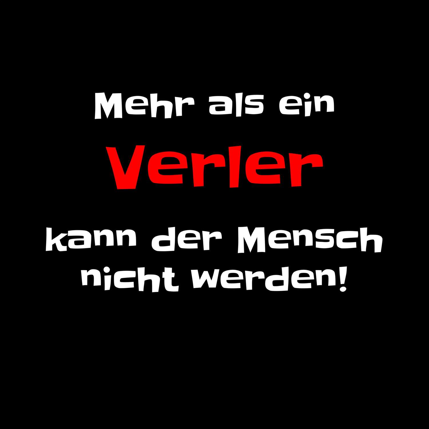 Verl T-Shirt »Mehr als ein«