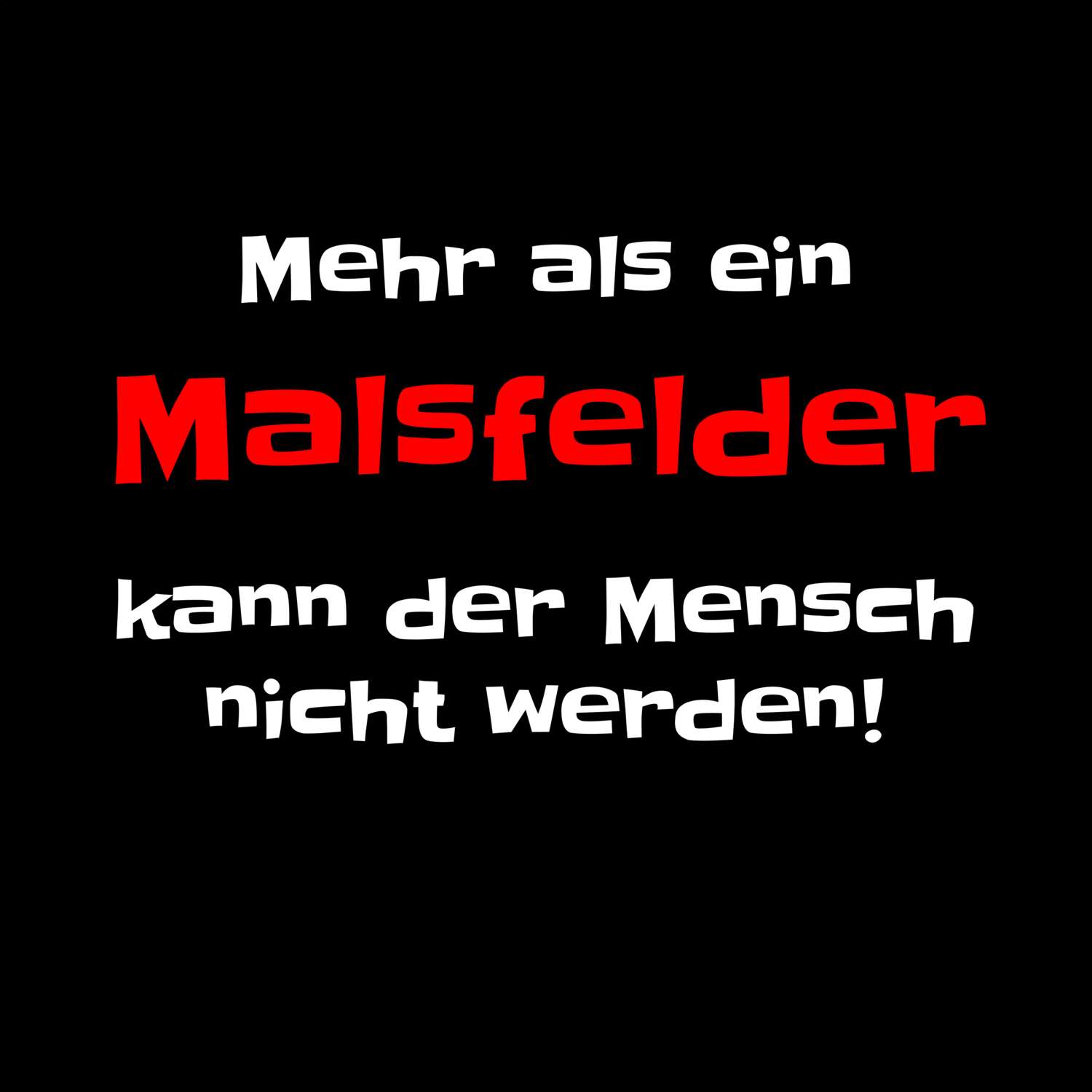 Malsfeld T-Shirt »Mehr als ein«