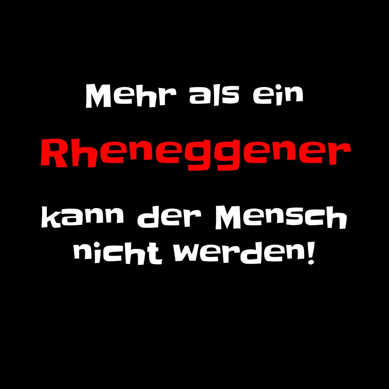 Rhenegge T-Shirt »Mehr als ein«