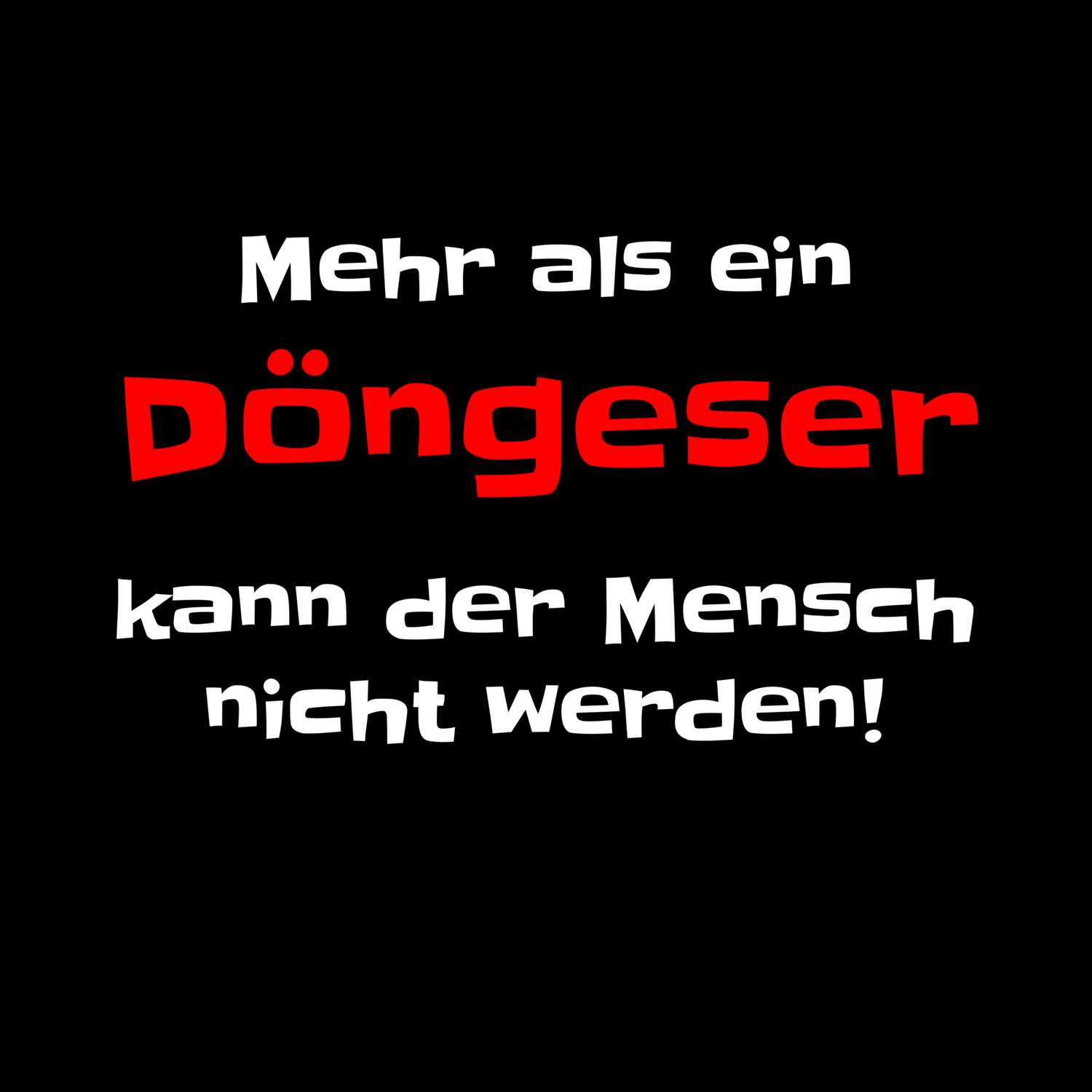 Dönges T-Shirt »Mehr als ein«