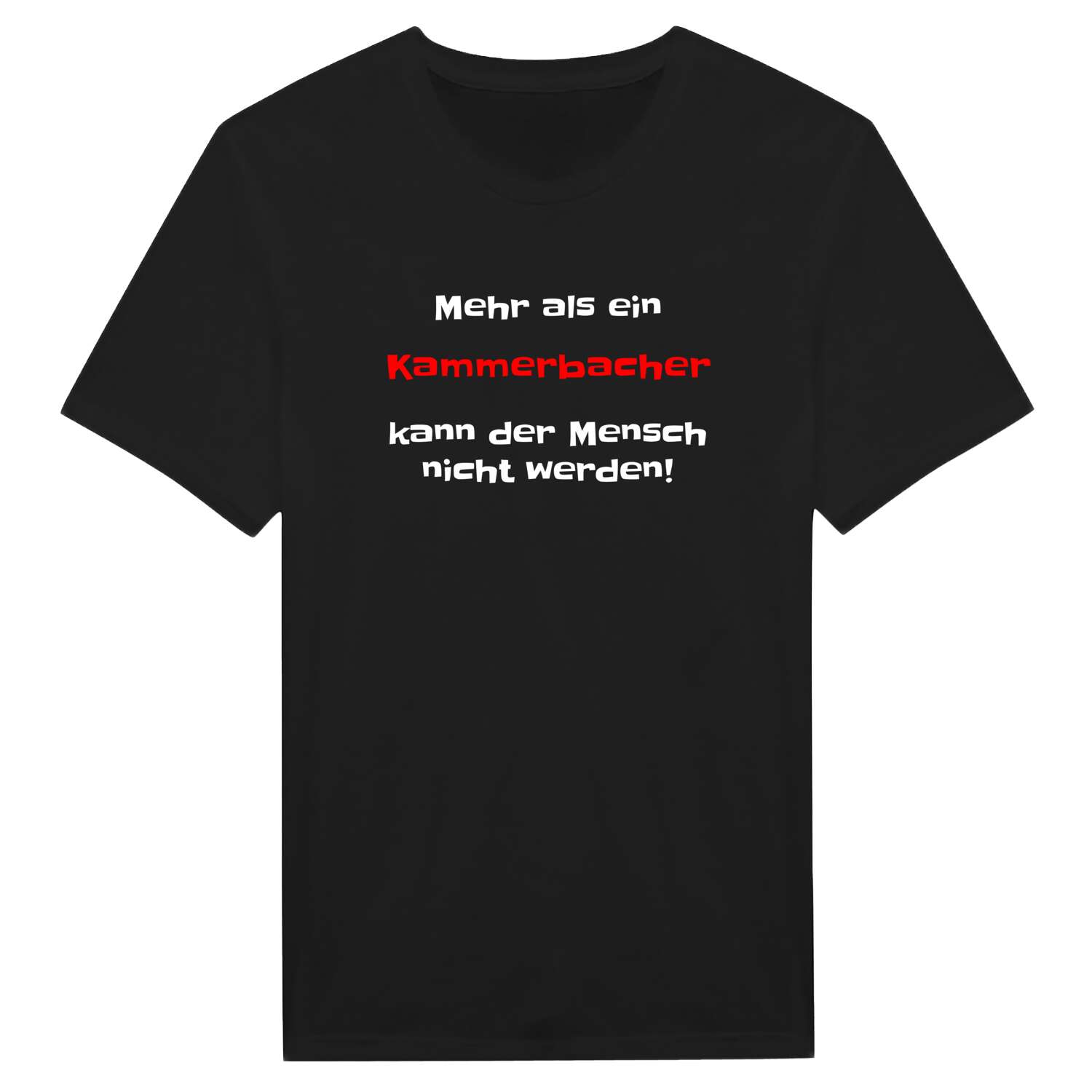 Kammerbach T-Shirt »Mehr als ein«