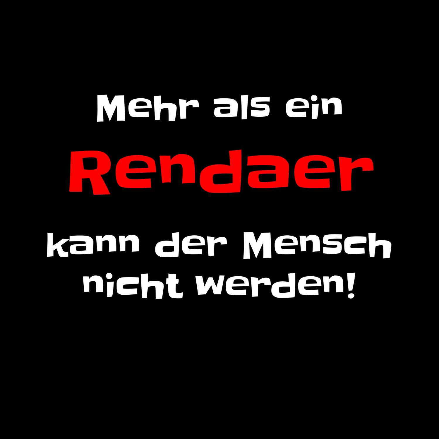 Renda T-Shirt »Mehr als ein«