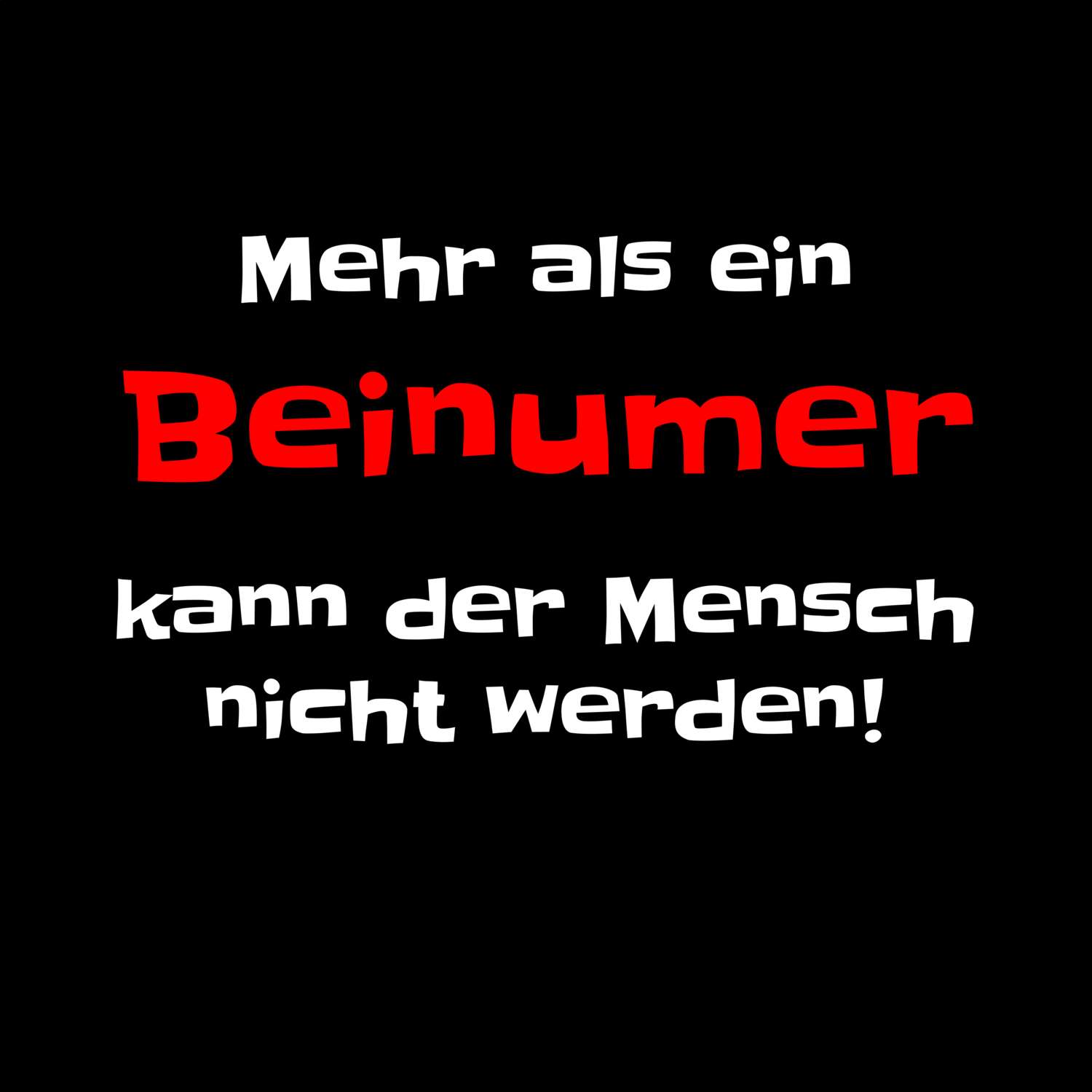 Beinum T-Shirt »Mehr als ein«