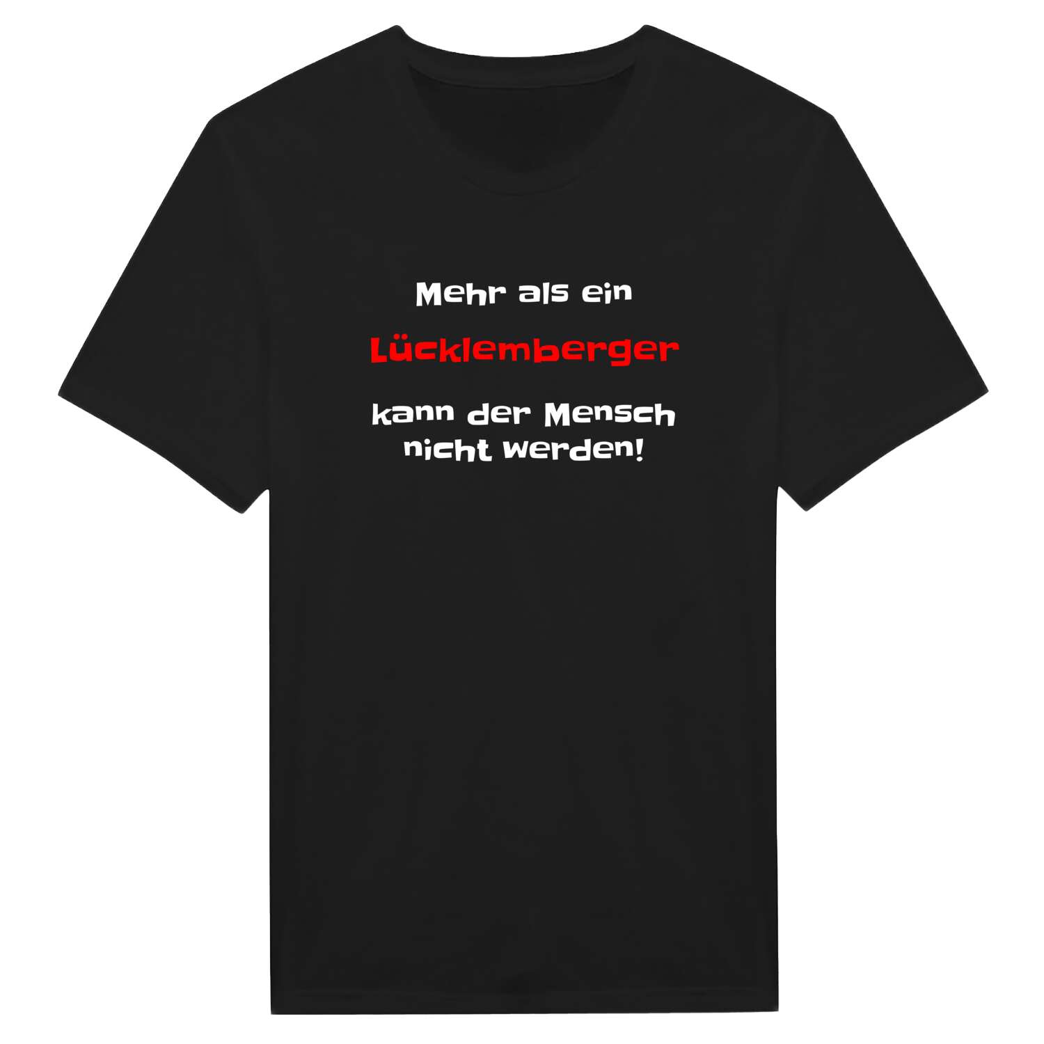 Lücklemberg T-Shirt »Mehr als ein«