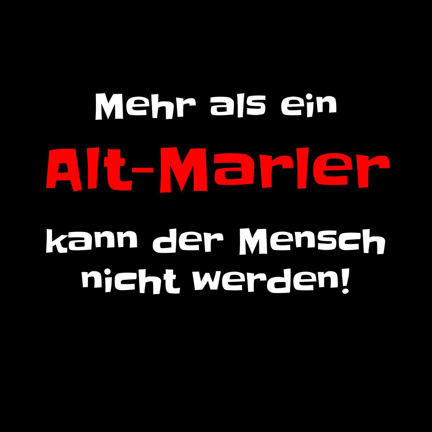 Alt-Marl T-Shirt »Mehr als ein«