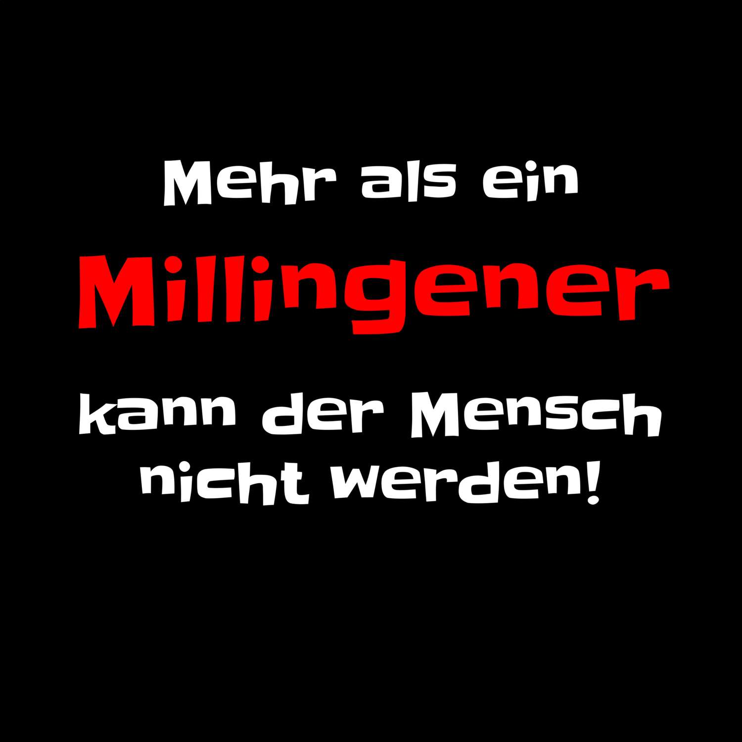 Millingen T-Shirt »Mehr als ein«