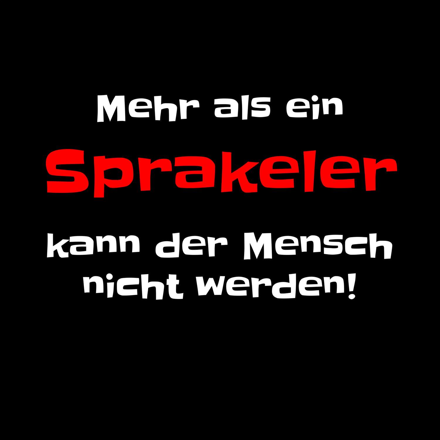 Sprakel T-Shirt »Mehr als ein«