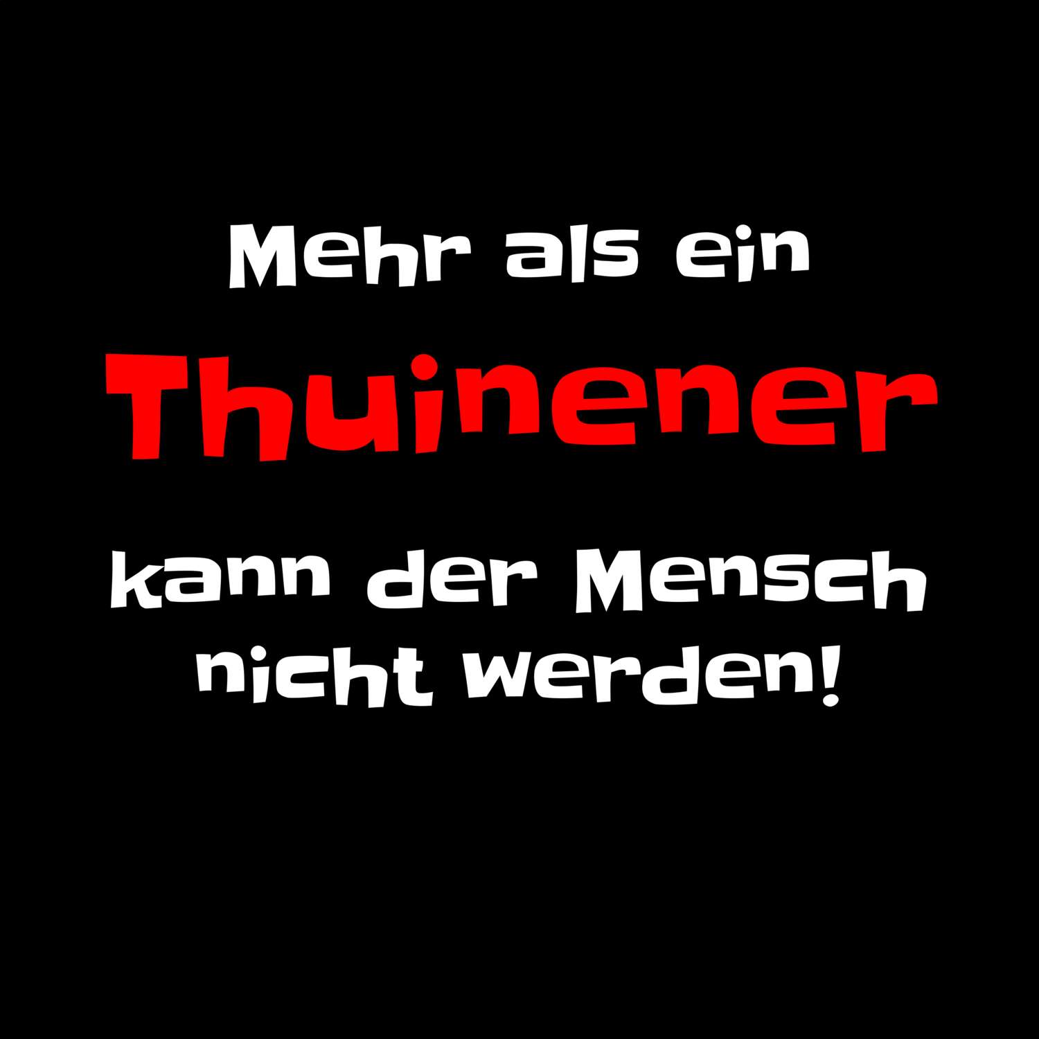 Thuine T-Shirt »Mehr als ein«