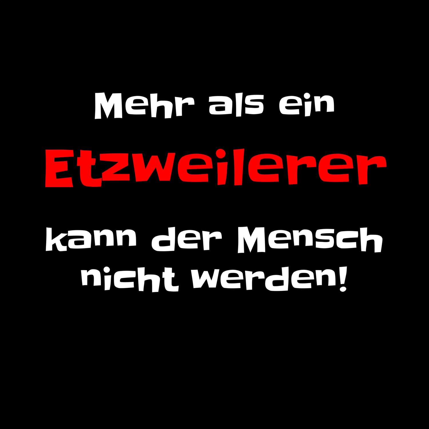 Etzweiler T-Shirt »Mehr als ein«