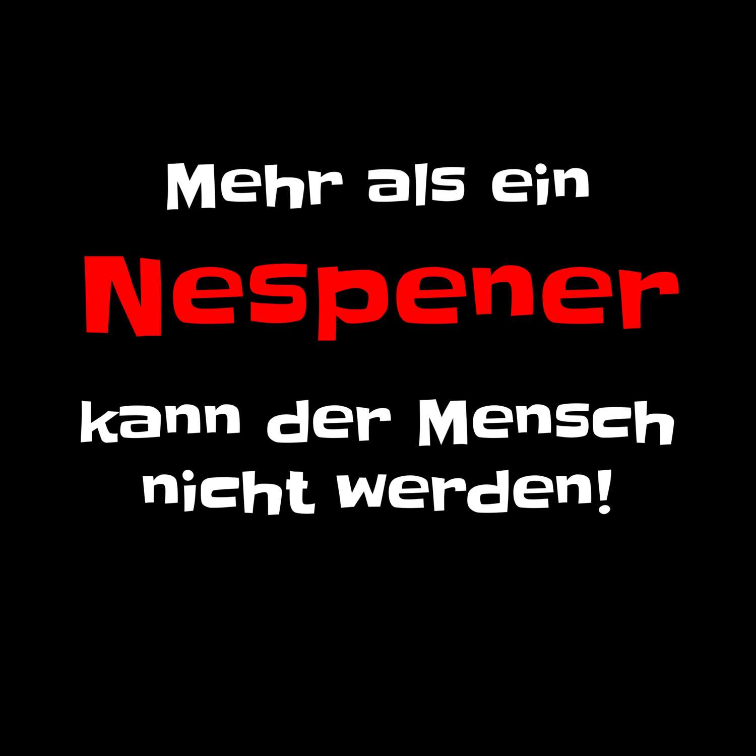 Nespen T-Shirt »Mehr als ein«