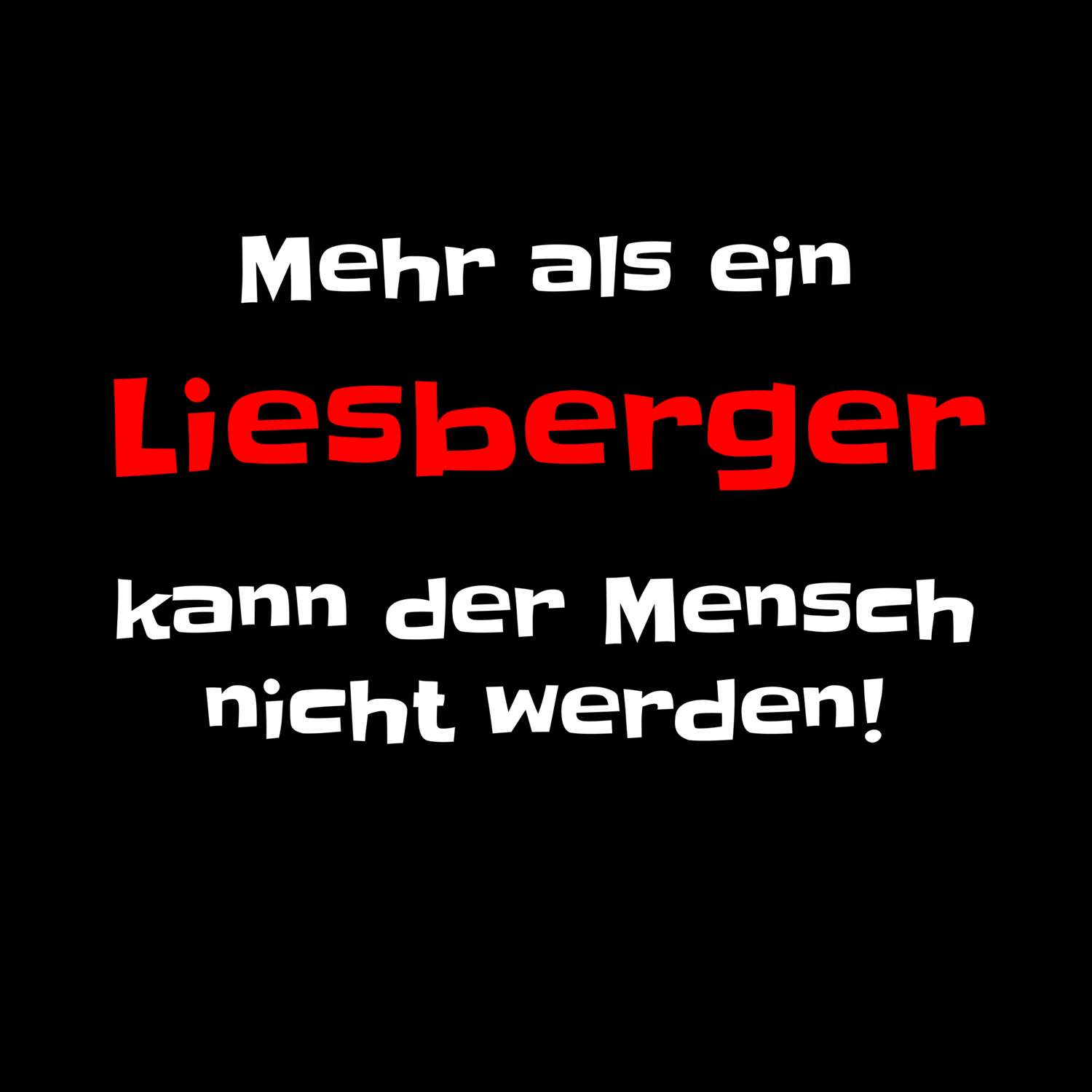 Liesberg T-Shirt »Mehr als ein«