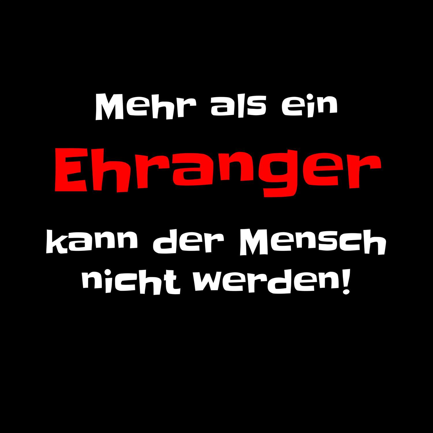 Ehrang T-Shirt »Mehr als ein«