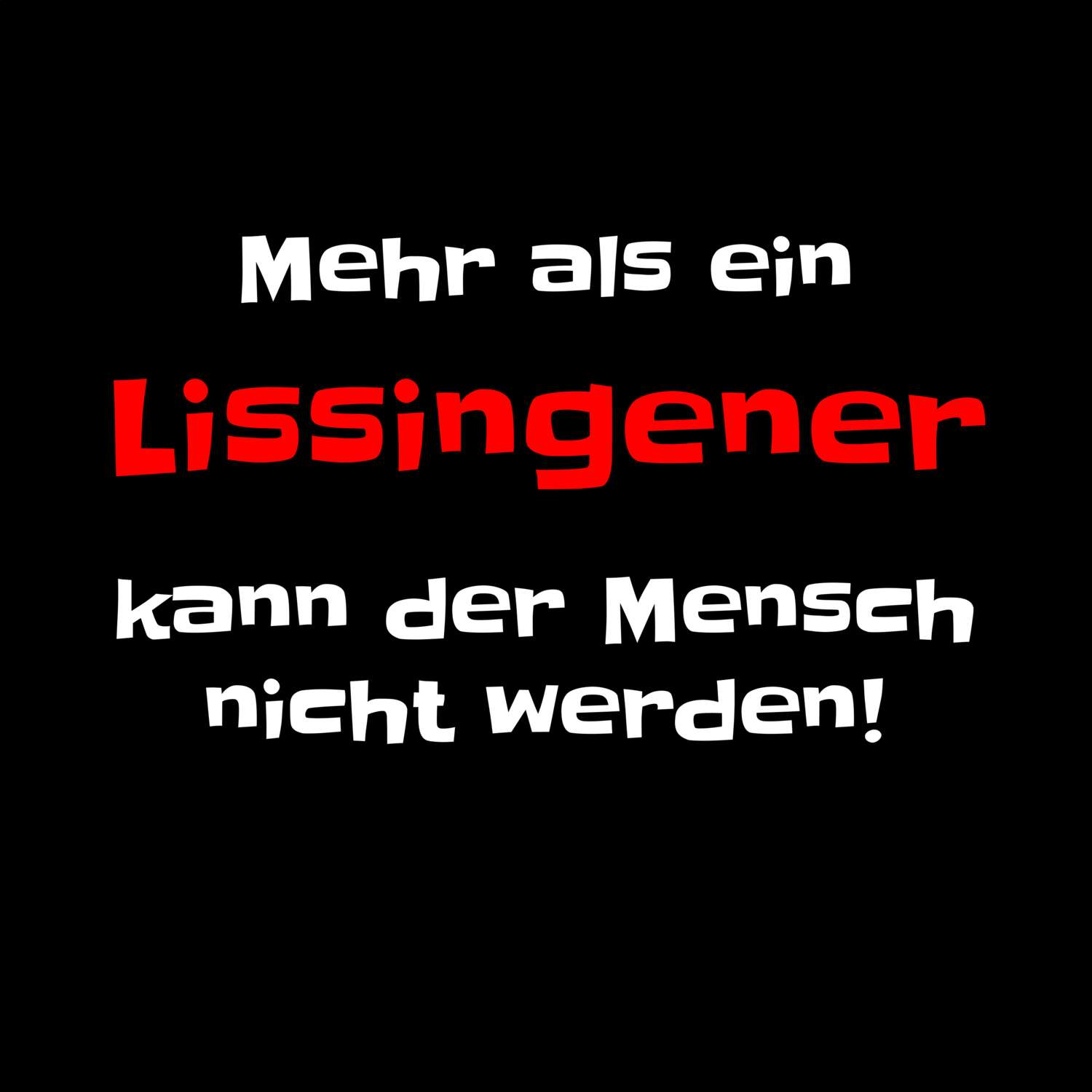 Lissingen T-Shirt »Mehr als ein«