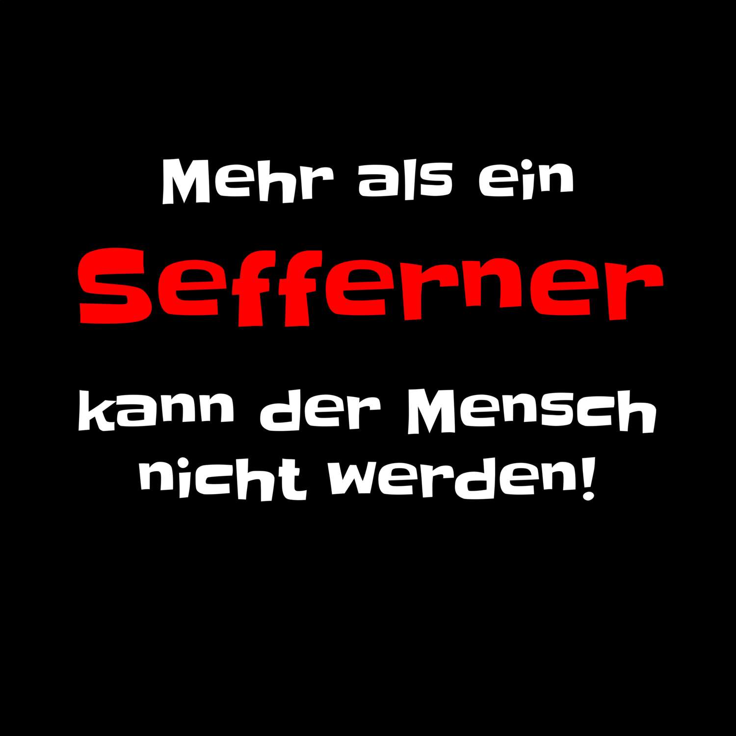 Seffern T-Shirt »Mehr als ein«