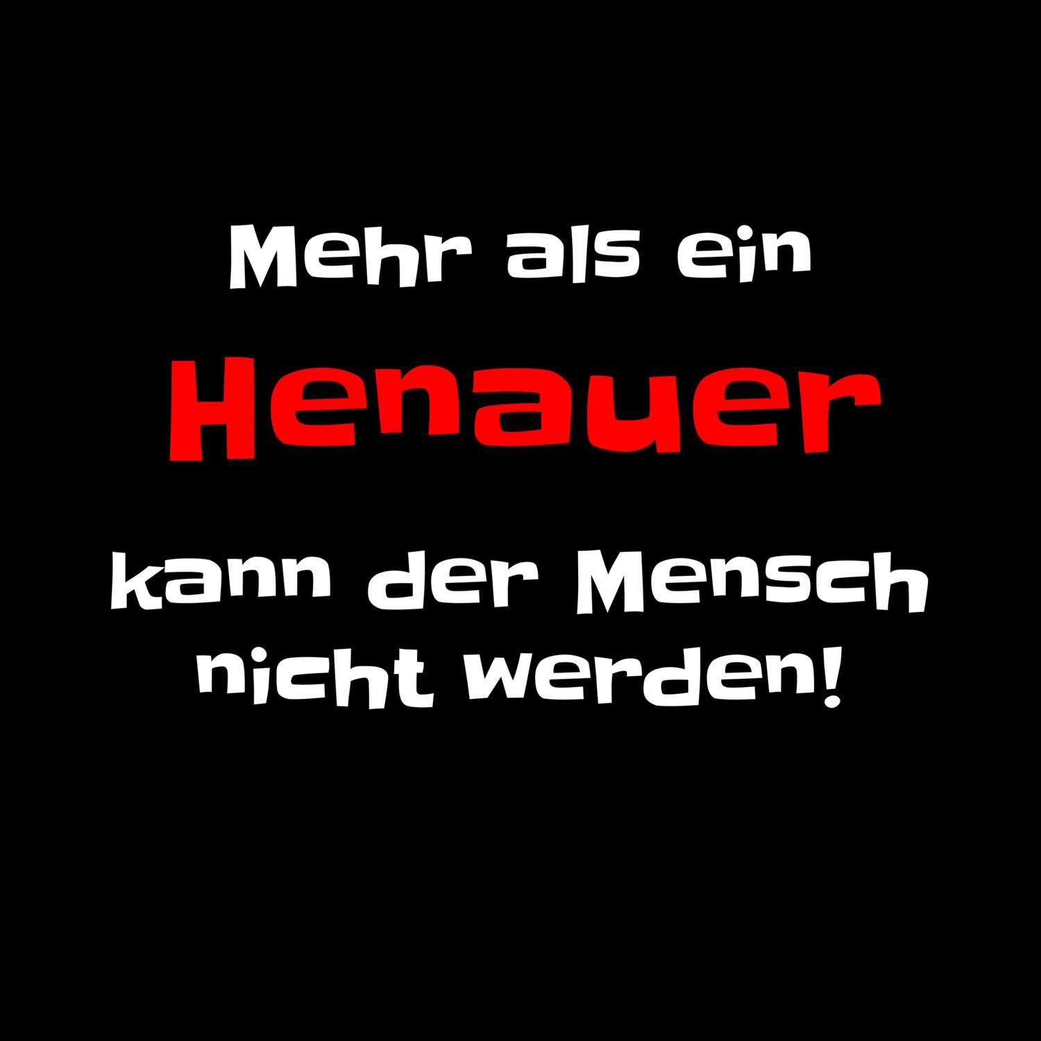 Henau T-Shirt »Mehr als ein«