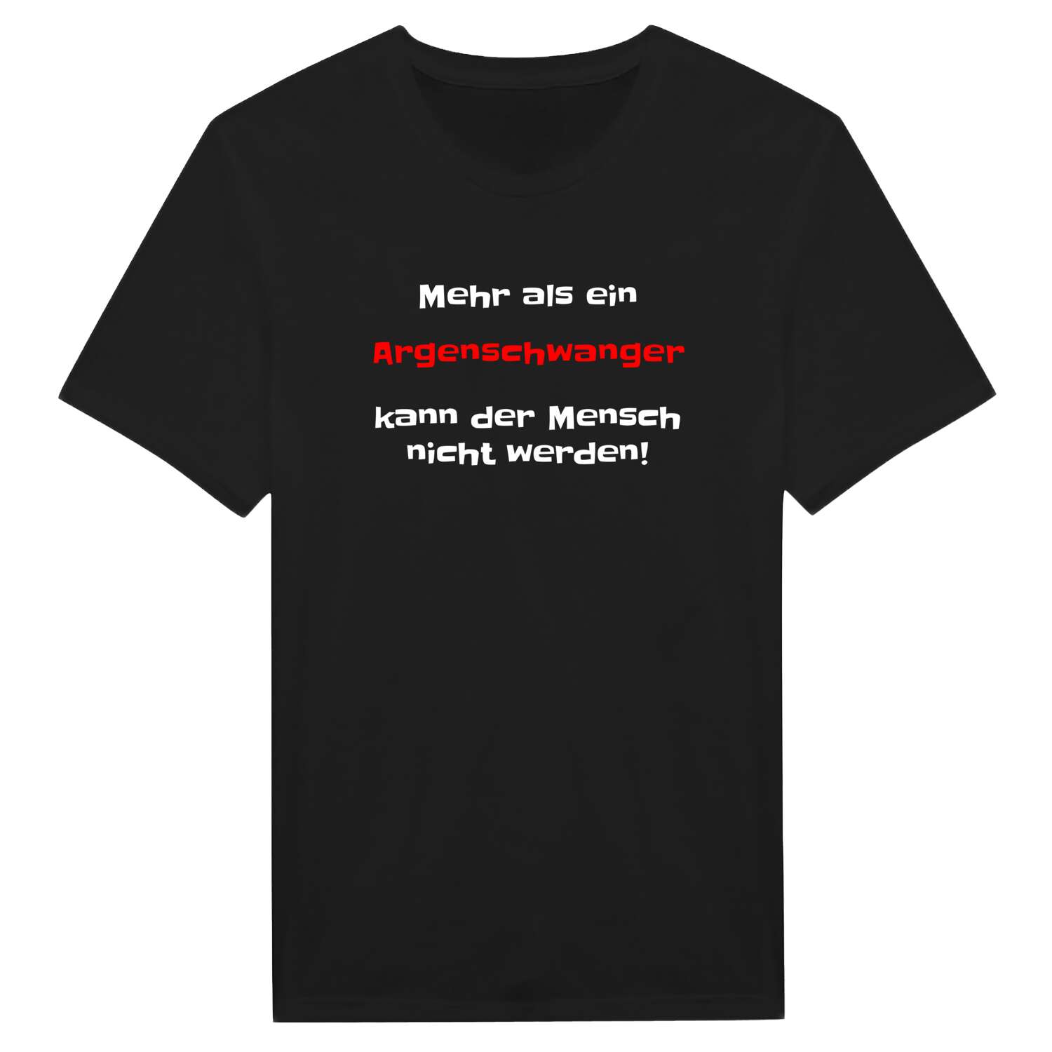 Argenschwang T-Shirt »Mehr als ein«