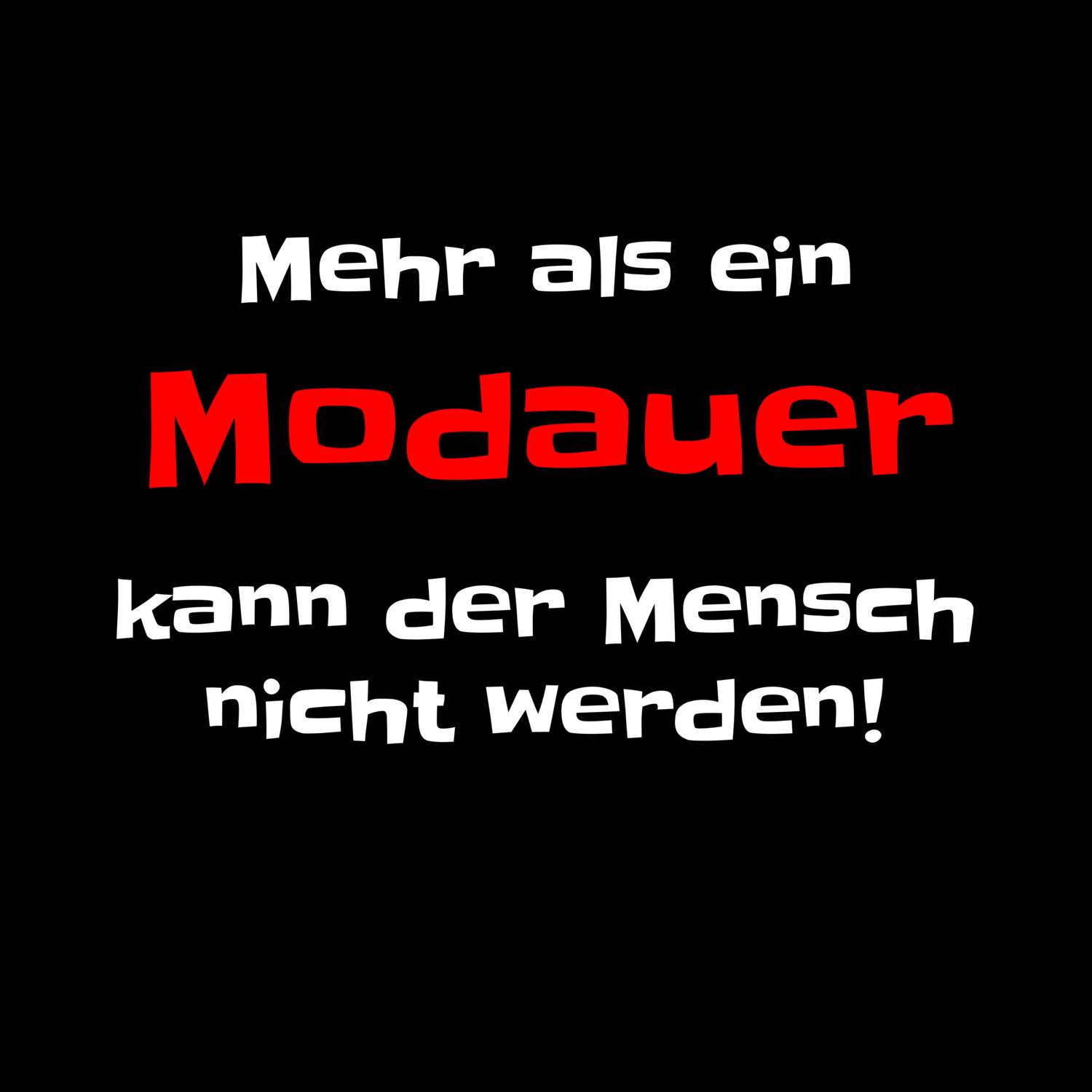 Modau T-Shirt »Mehr als ein«