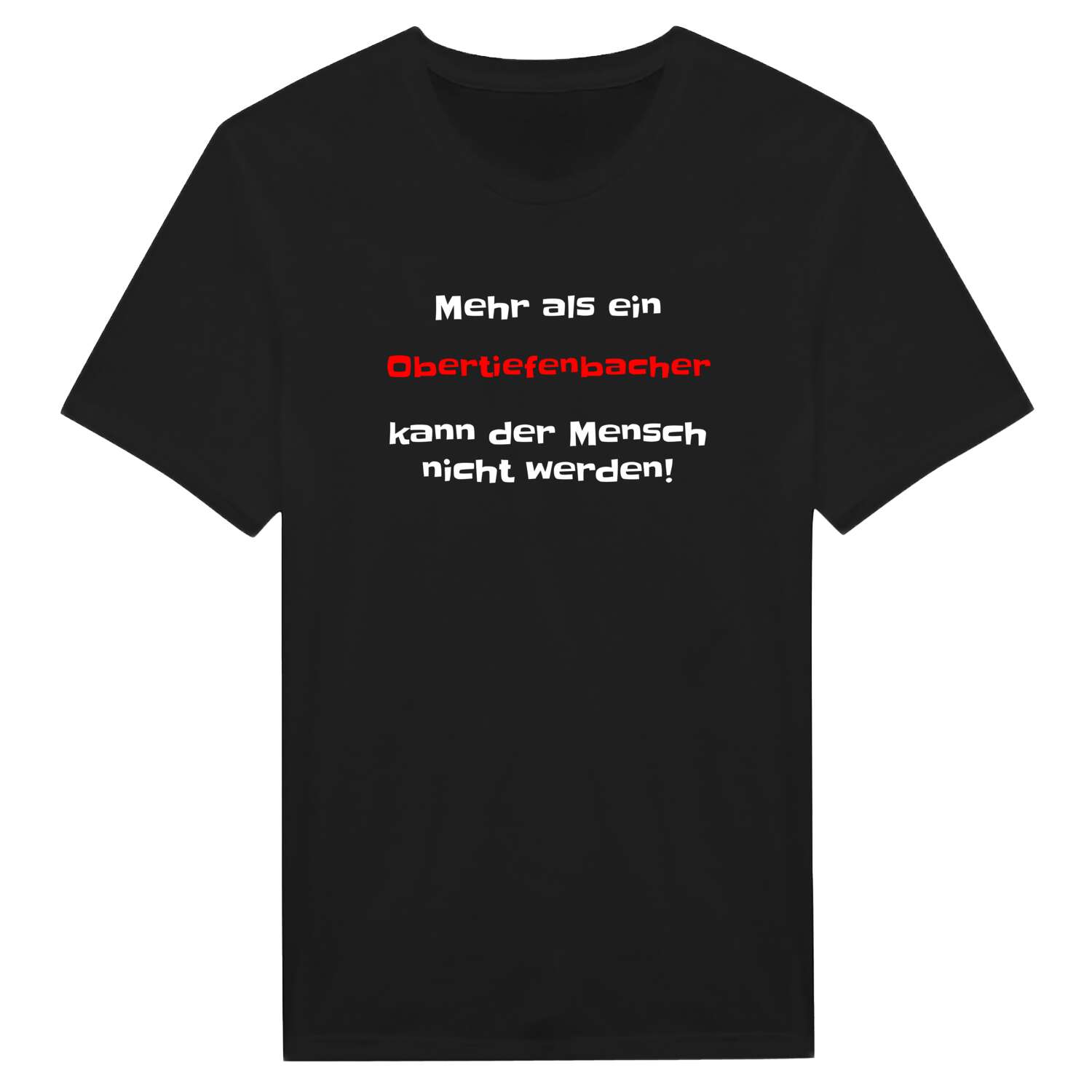 Obertiefenbach T-Shirt »Mehr als ein«